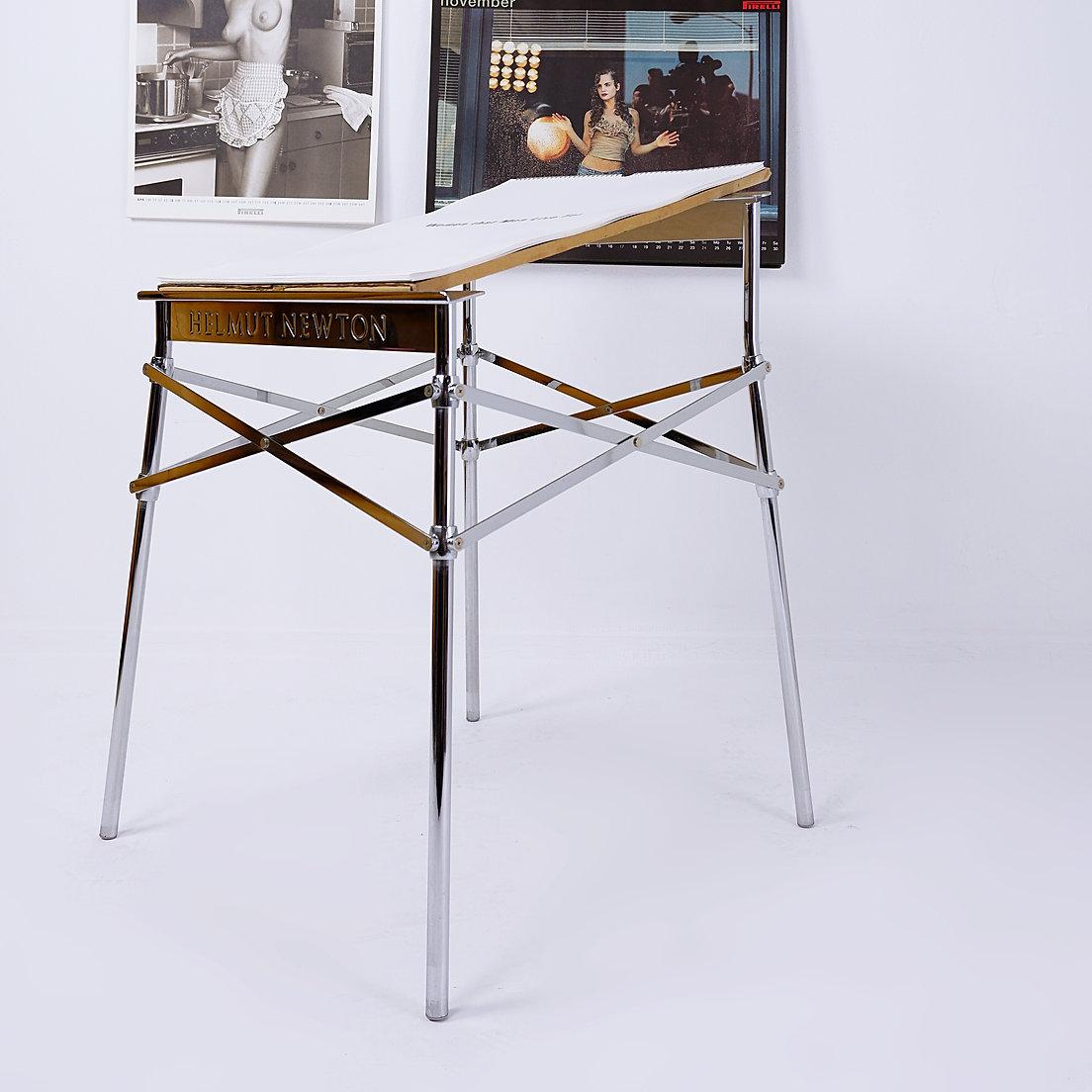 Chrome Philippe Starck chrome book stand
