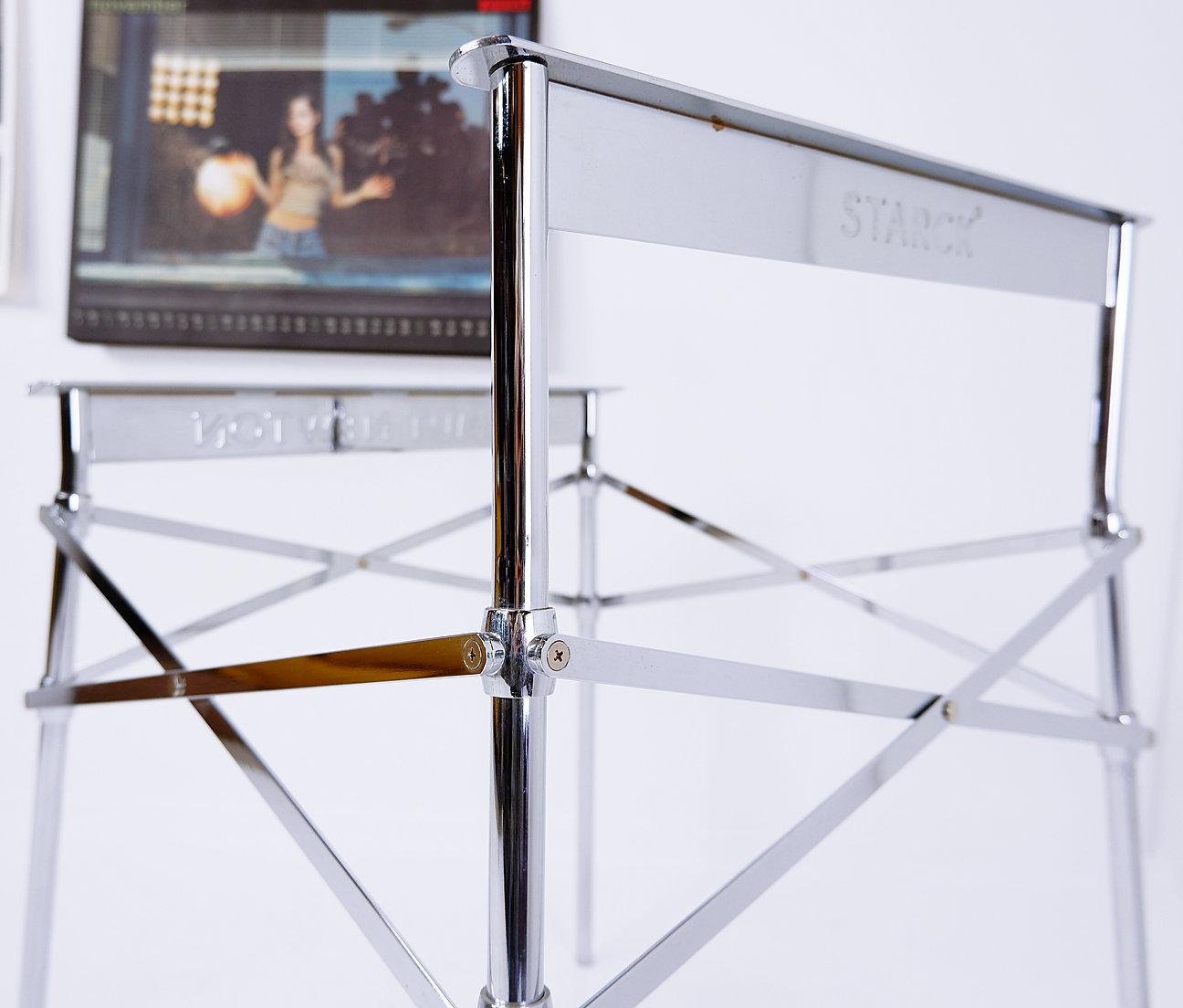 Philippe Starck chrome book stand 2
