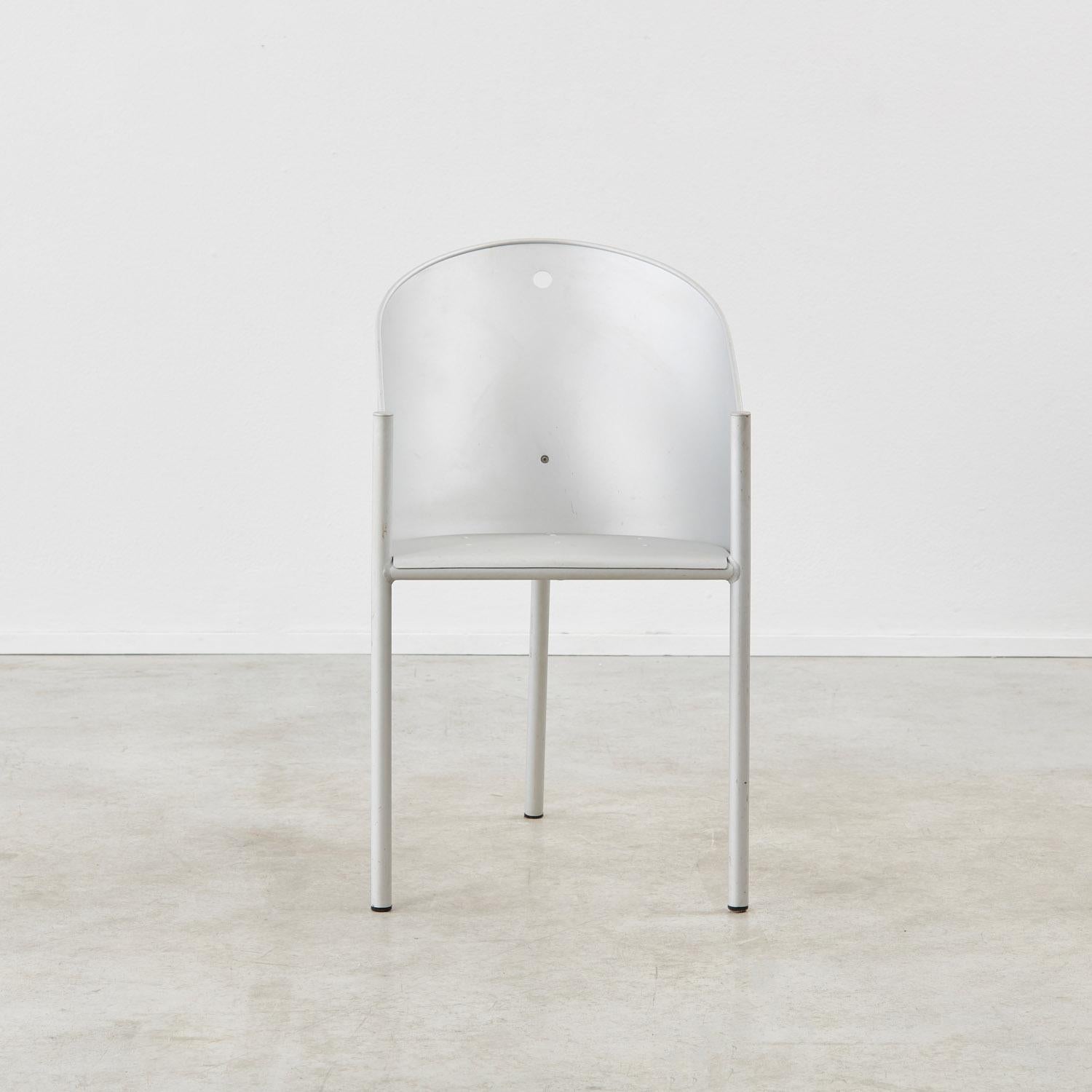 Philippe Starck 'Costes Alluminio' chair for Driade - Italy, 1988 In Good Condition For Sale In London, GB