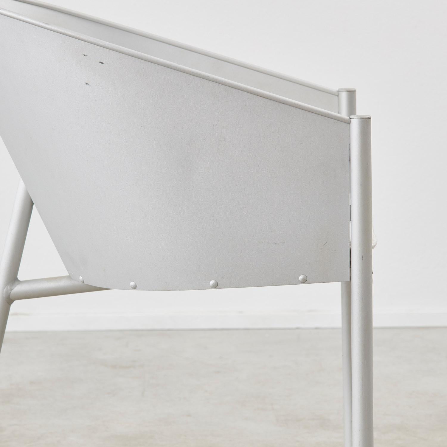Philippe Starck 'Costes Alluminio' chair for Driade - Italy, 1988 For Sale 2