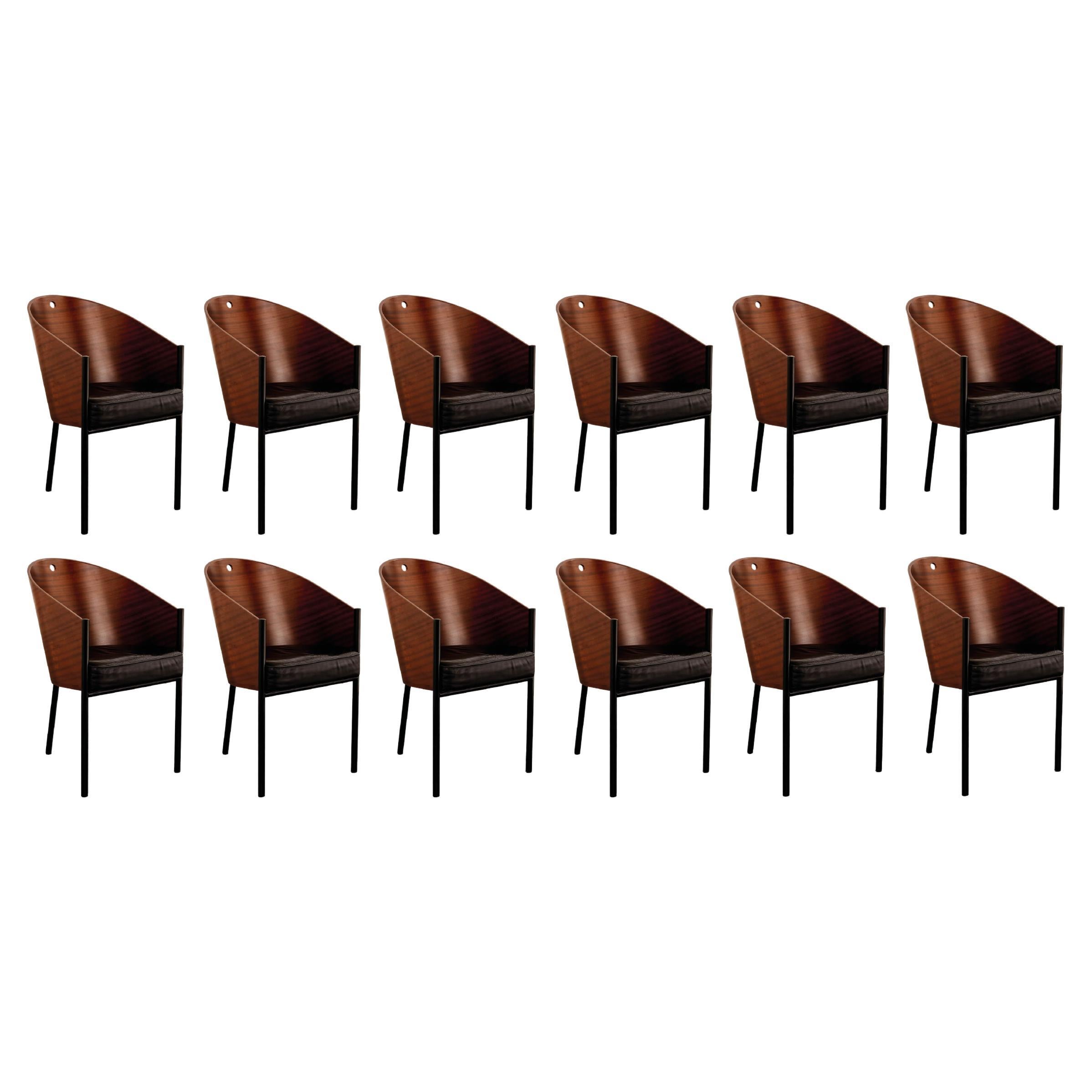 Philippe Starck “Costes” Dining Chairs for Driade, 1984, Set of 12