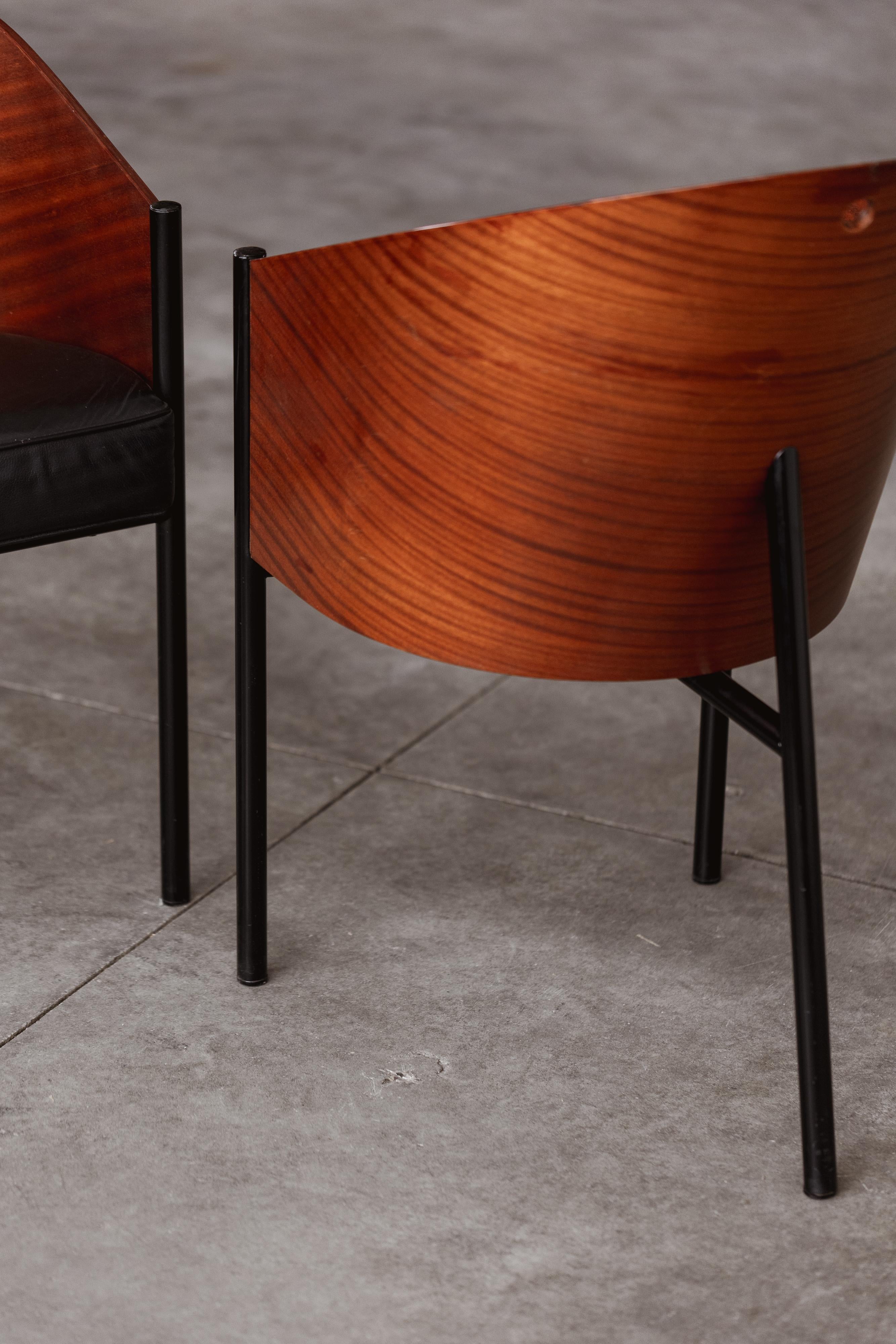 Philippe Starck Costes Esszimmerstühle für Driade, 1984, 2er-Set im Angebot 10