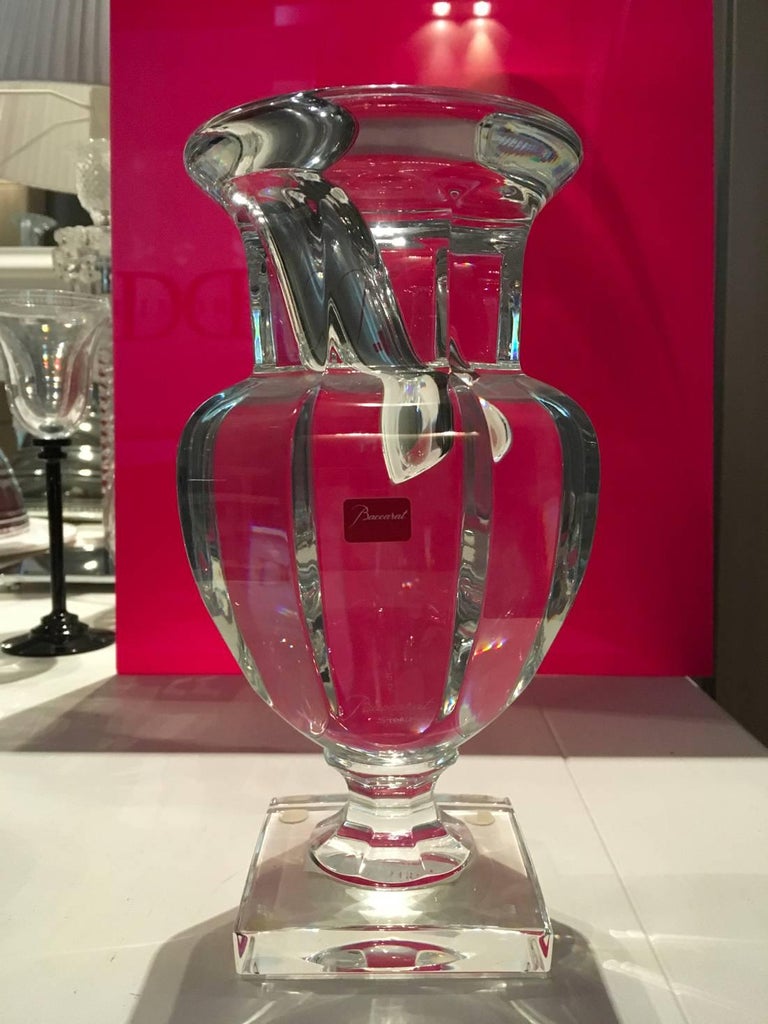 Philippe Starck Design Harcourt Baccarat Crystal Flower Vase Numbered