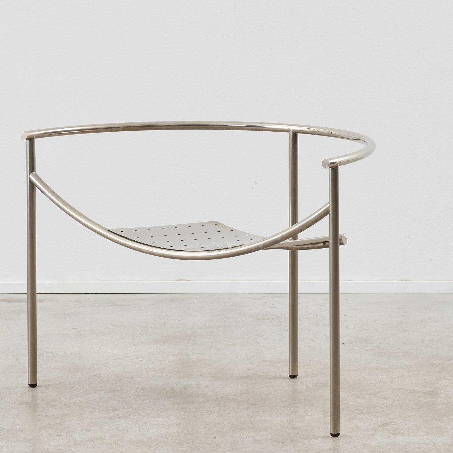 Acier Chaise Dr. Sonderbar de Philippe Starck pour XO- France, 1980 en vente