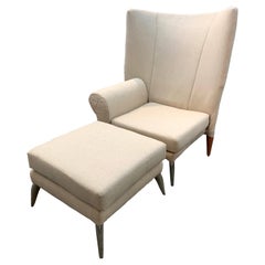 Sedia e ottomana Driade Royalton di Philippe Starck
