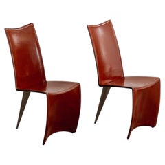 Chaises de salle à manger "Ed Archer" de Philippe Starck pour Driade, 1986, lot de 2