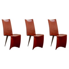 Chaises de salle à manger "Ed Archer" de Philippe Starck pour Driade, 1986, lot de 3
