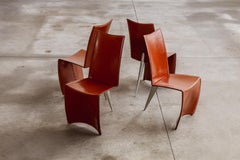 Chaises de salle à manger "Ed Archer" de Philippe Starck pour Driade, 1986, lot de 4