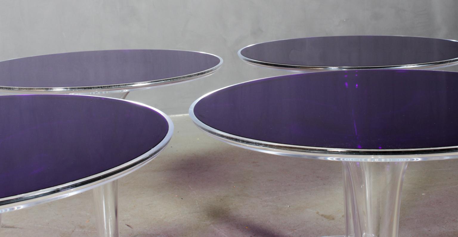 Mid-Century Modern Philippe Starck & Eugeni Quitllet Side Tables