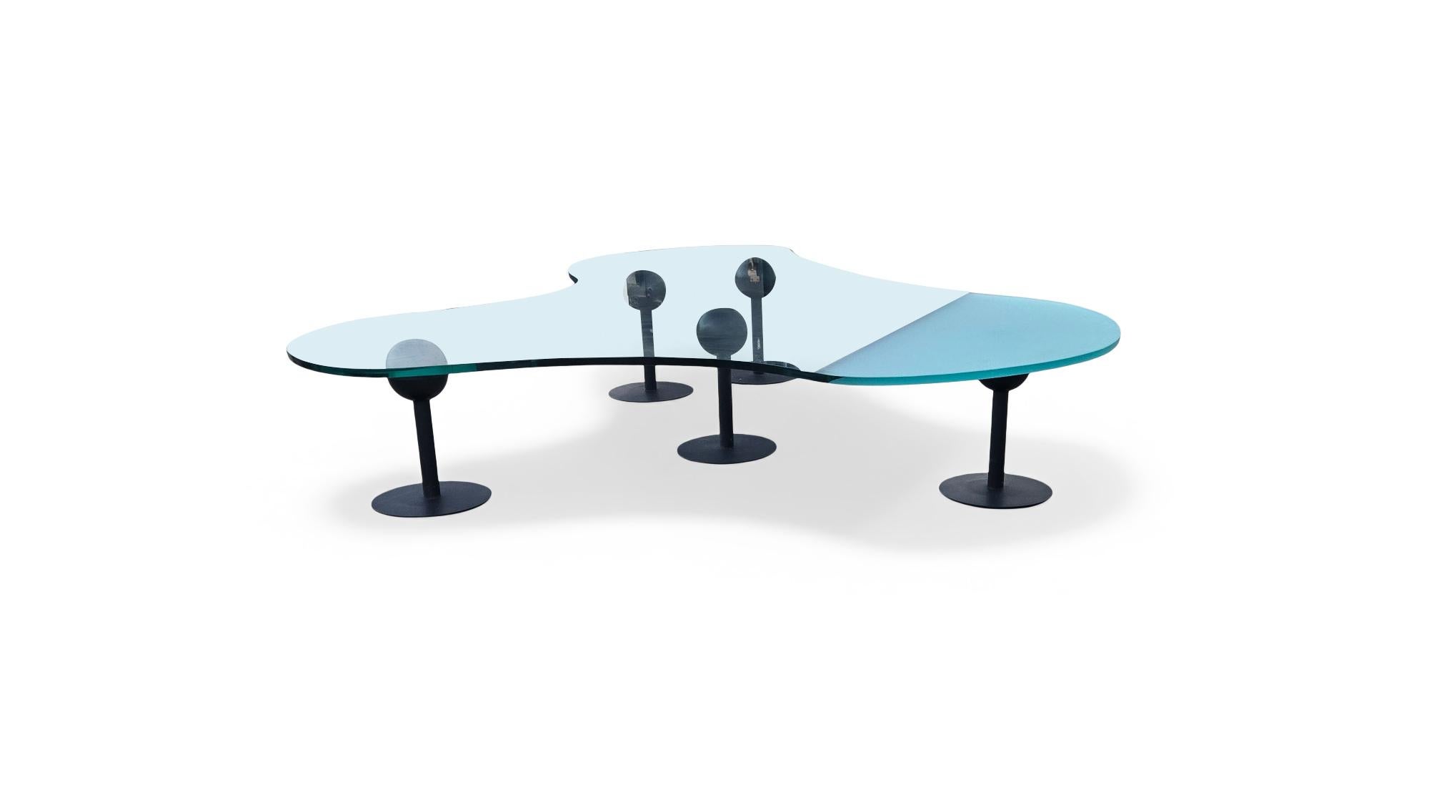 Acier Philippe Starck for Disform 'Pepper Young' Coffee Table en vente