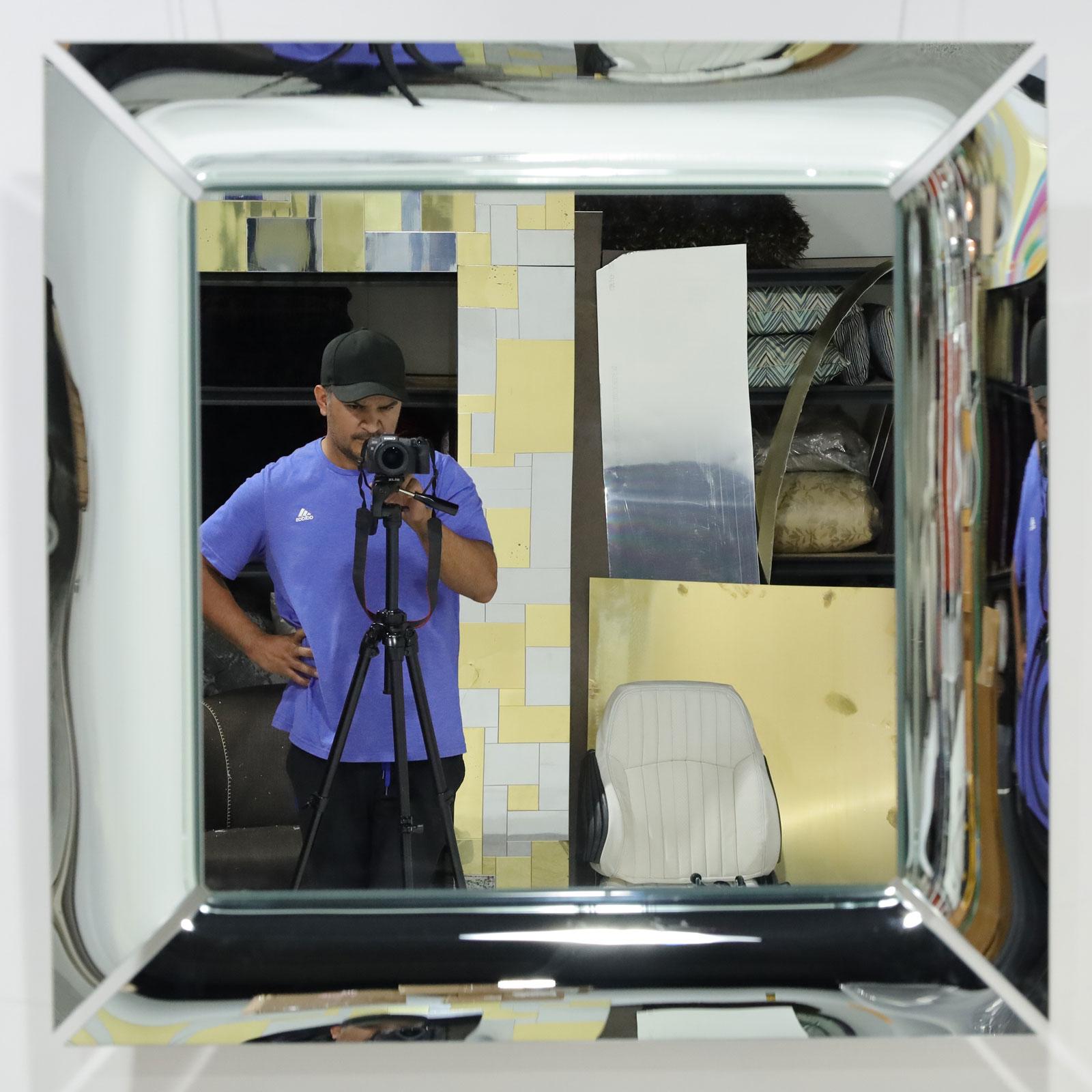 The Philippe Starck for Fiam Caadre Square Mirror 41