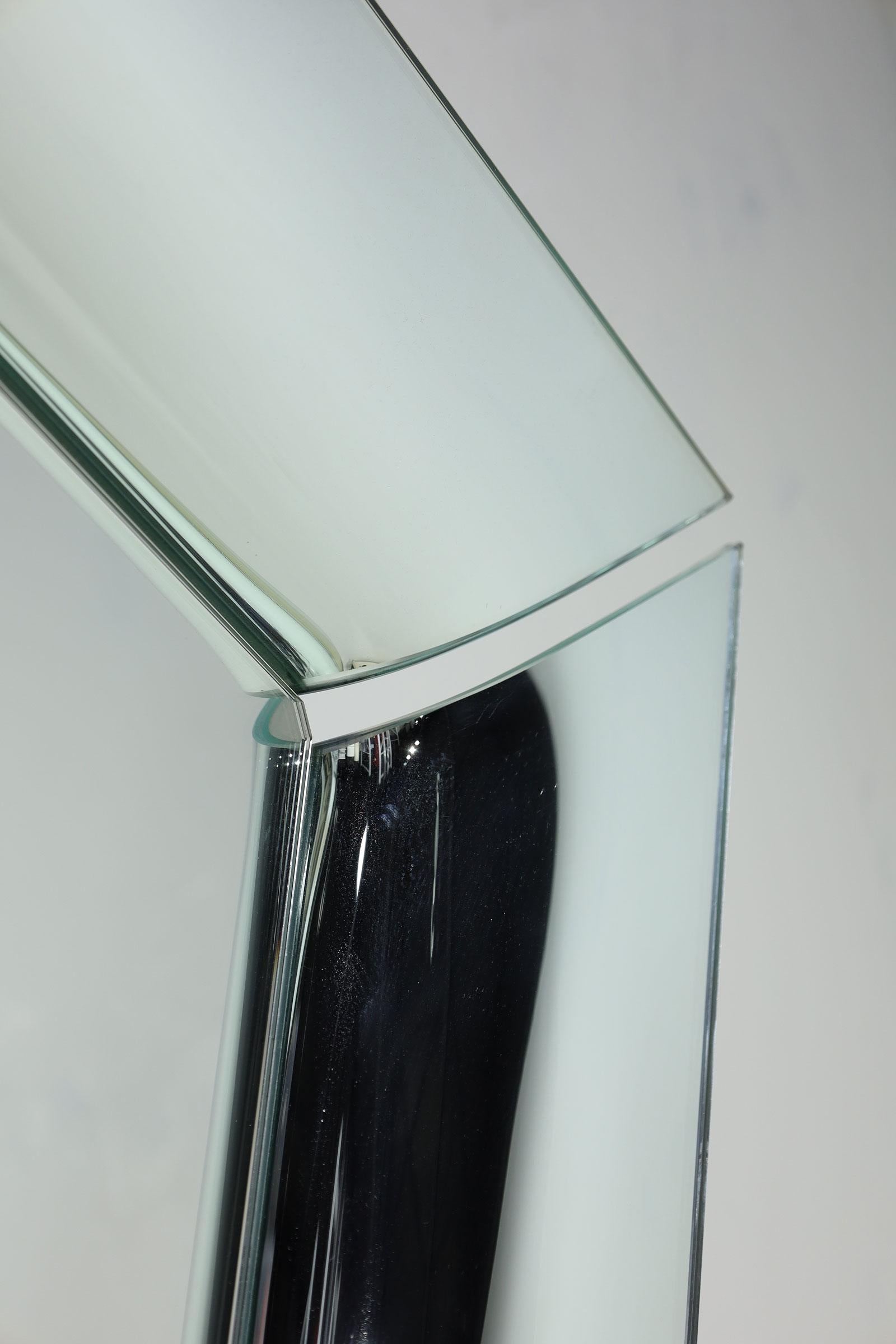 Italian Philippe Starck for Fiam Caadre Square Mirror 41
