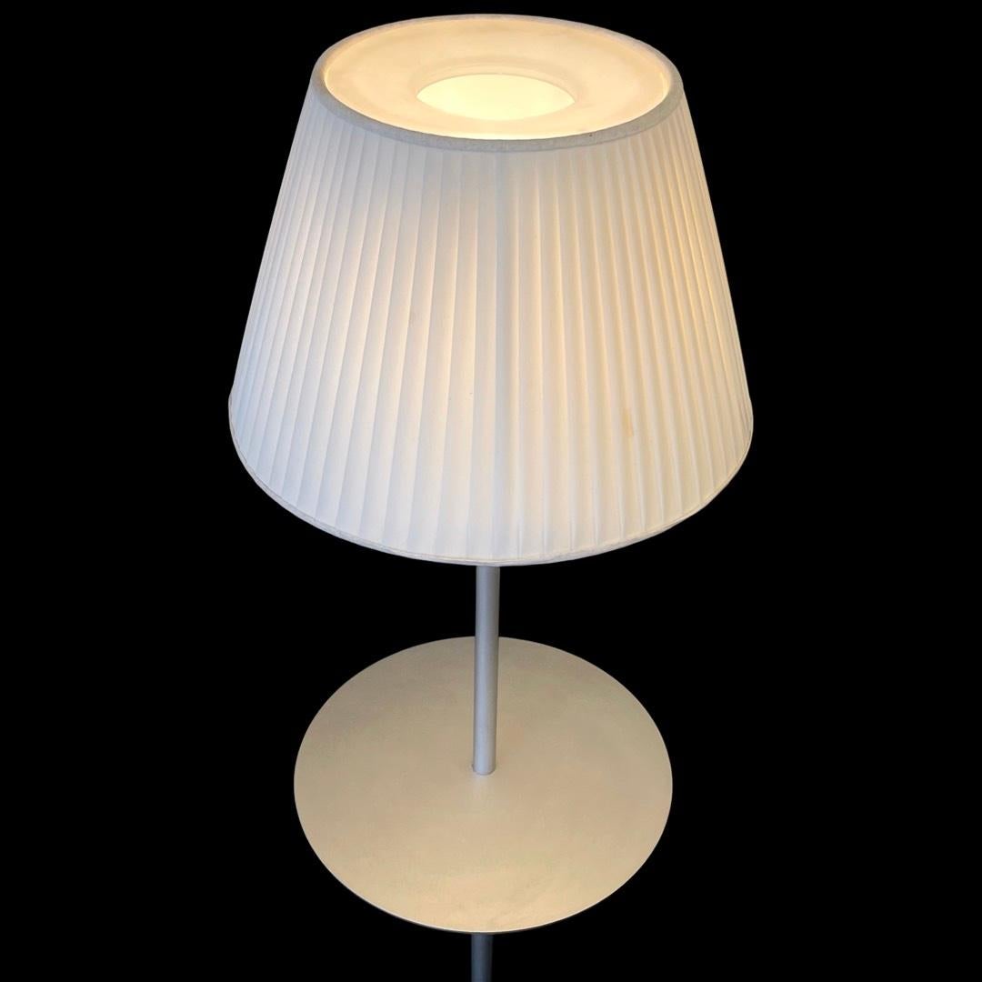 Frosted Philippe Starck For Flos Romeo Floor Lamp with Relief Table For Sale