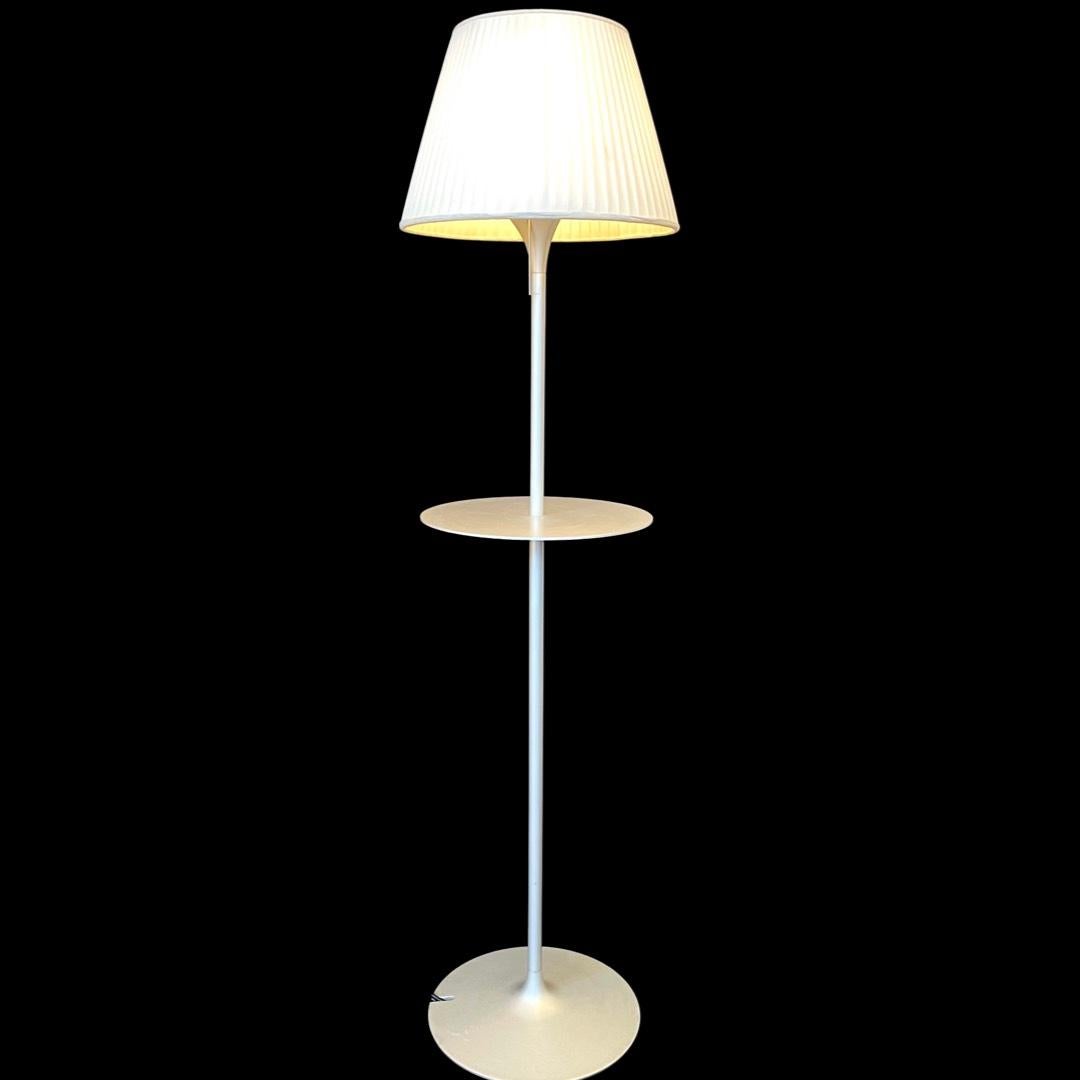Late 20th Century Philippe Starck For Flos Romeo Floor Lamp with Relief Table For Sale