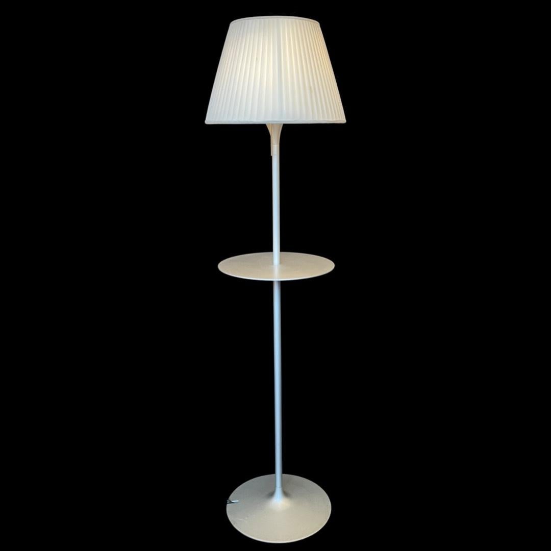 Philippe Starck For Flos Romeo Floor Lamp with Relief Table For Sale 1