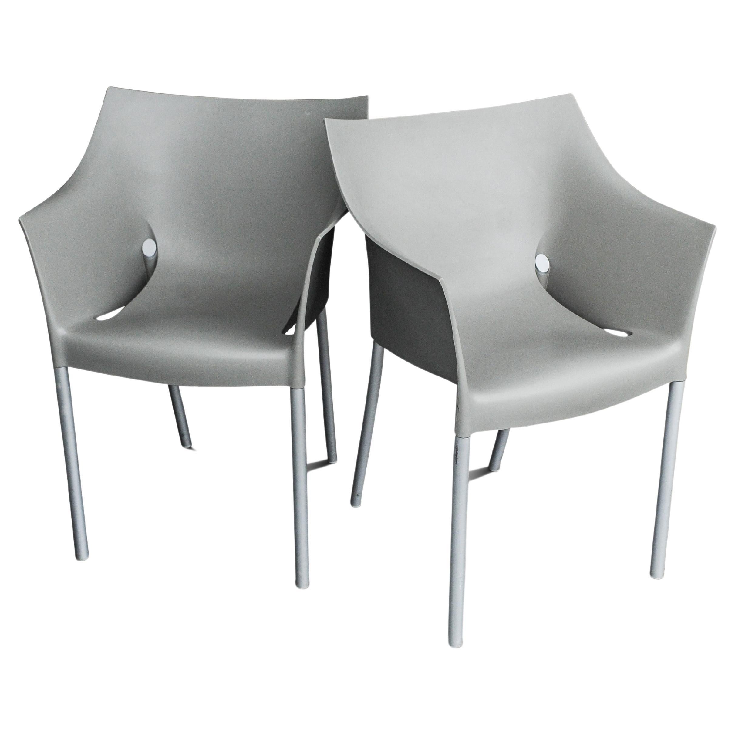 Philippe Starck para Kartell Sillones apilables Dr No Gris Precio por pareja