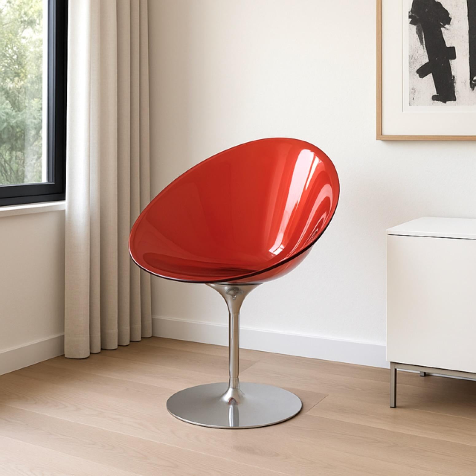 Philippe Starck para Kartell - Silla Orange Eros, Italia Moderno orgánico en venta