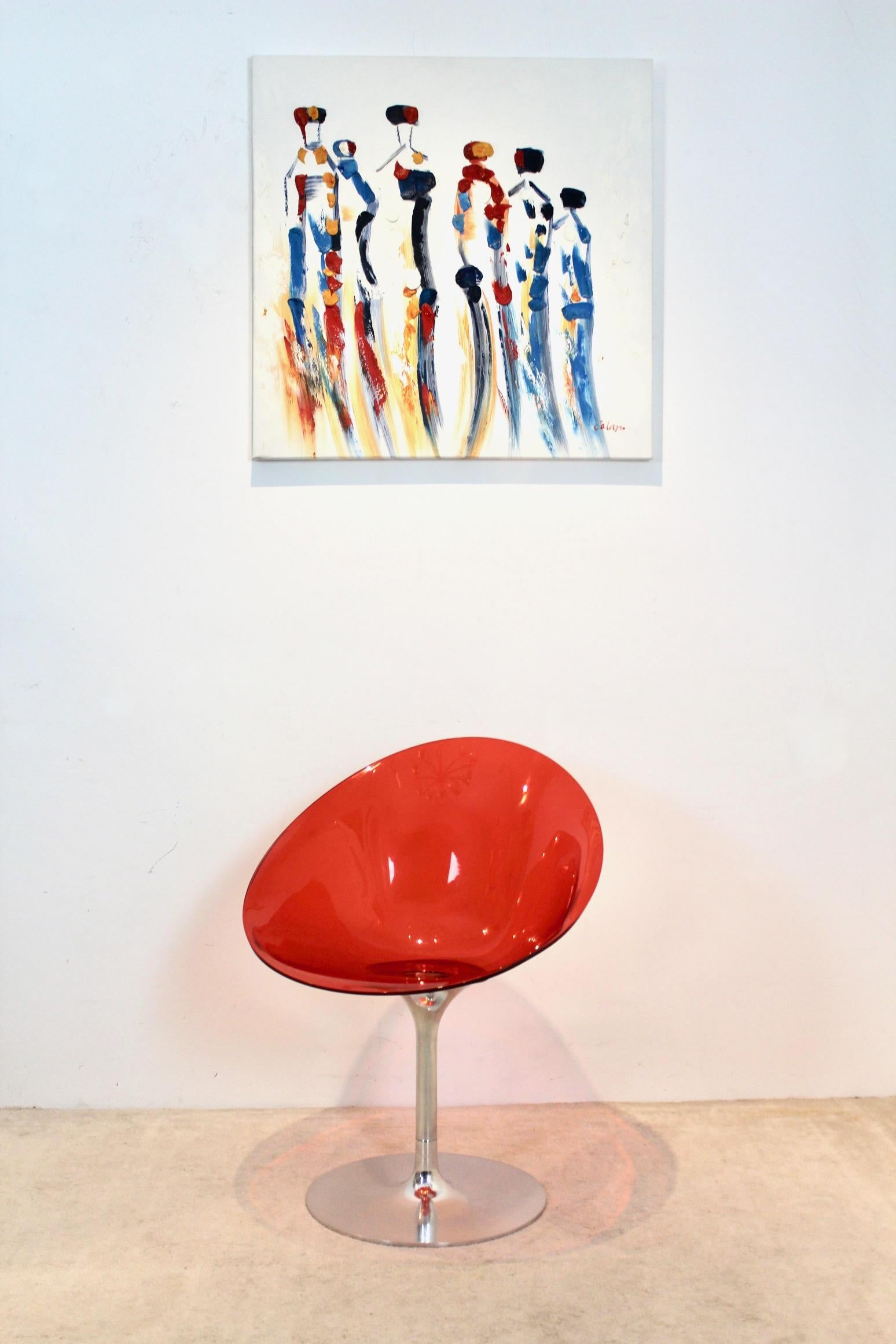 Philippe Starck para Kartell - Silla Orange Eros, Italia Italiano en venta