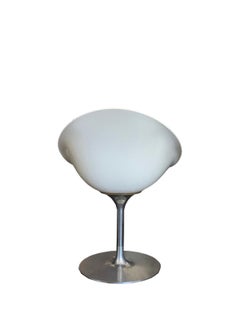 Philippe Starck lot de 2 chaises italiennes pivotantes Eros blanches pour Kartell