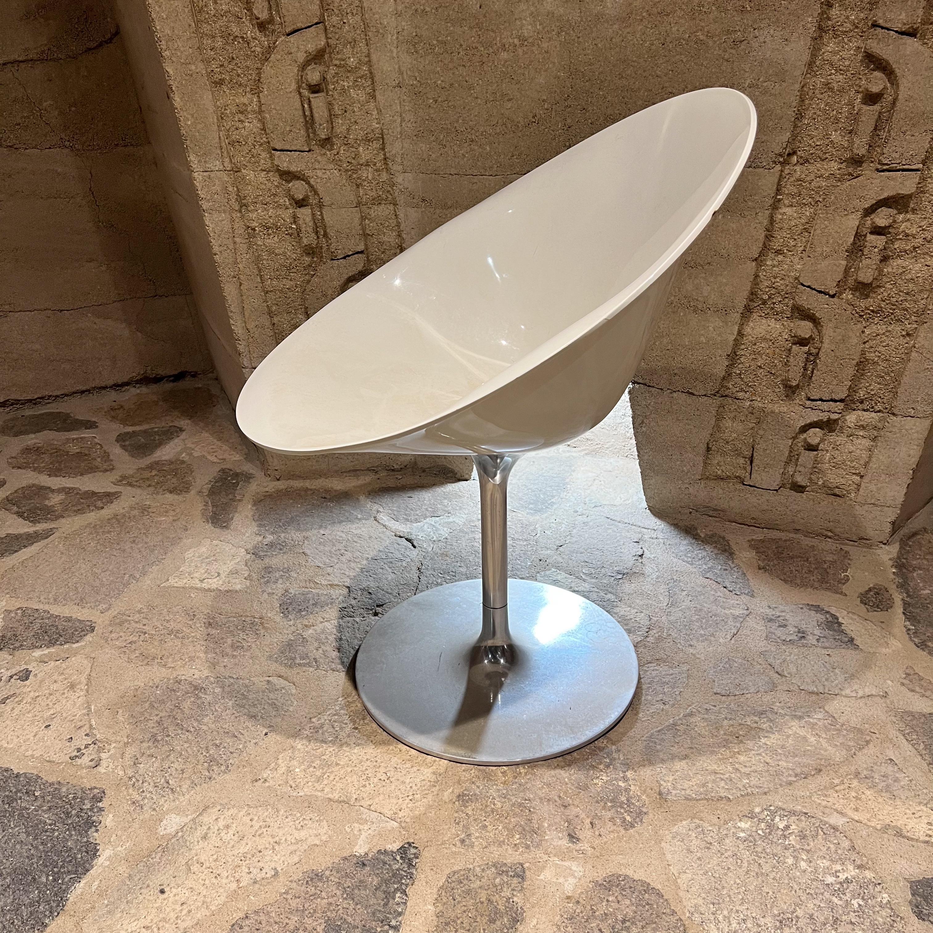 Philippe Starck para Kartell Silla Eros Giratoria Blanca Italia en Bueno estado para la venta en Chula Vista, CA