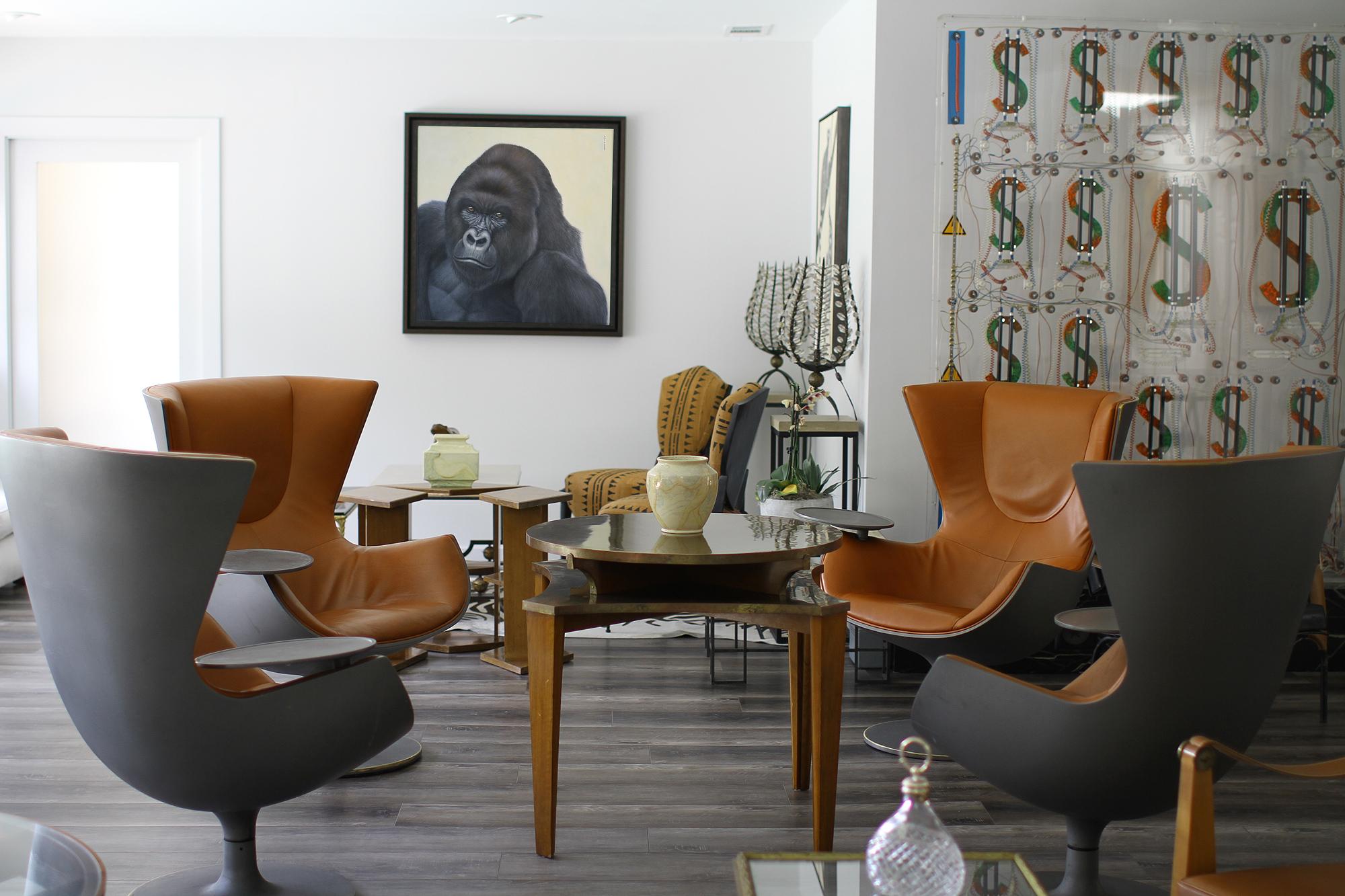 Français Quatre fauteuils de Philippe Starck de Eurostar en vente