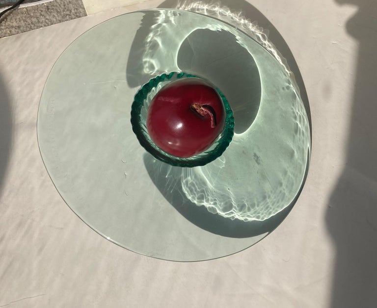 Late 20th Century Philippe Starck Glass and Apple Sculpture for the Peninsula, Hong Kong in 1994 For Sale