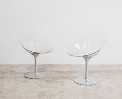 Philippe Starck Kartell Eros Pair Of Armchairs Design 1970s Space Age