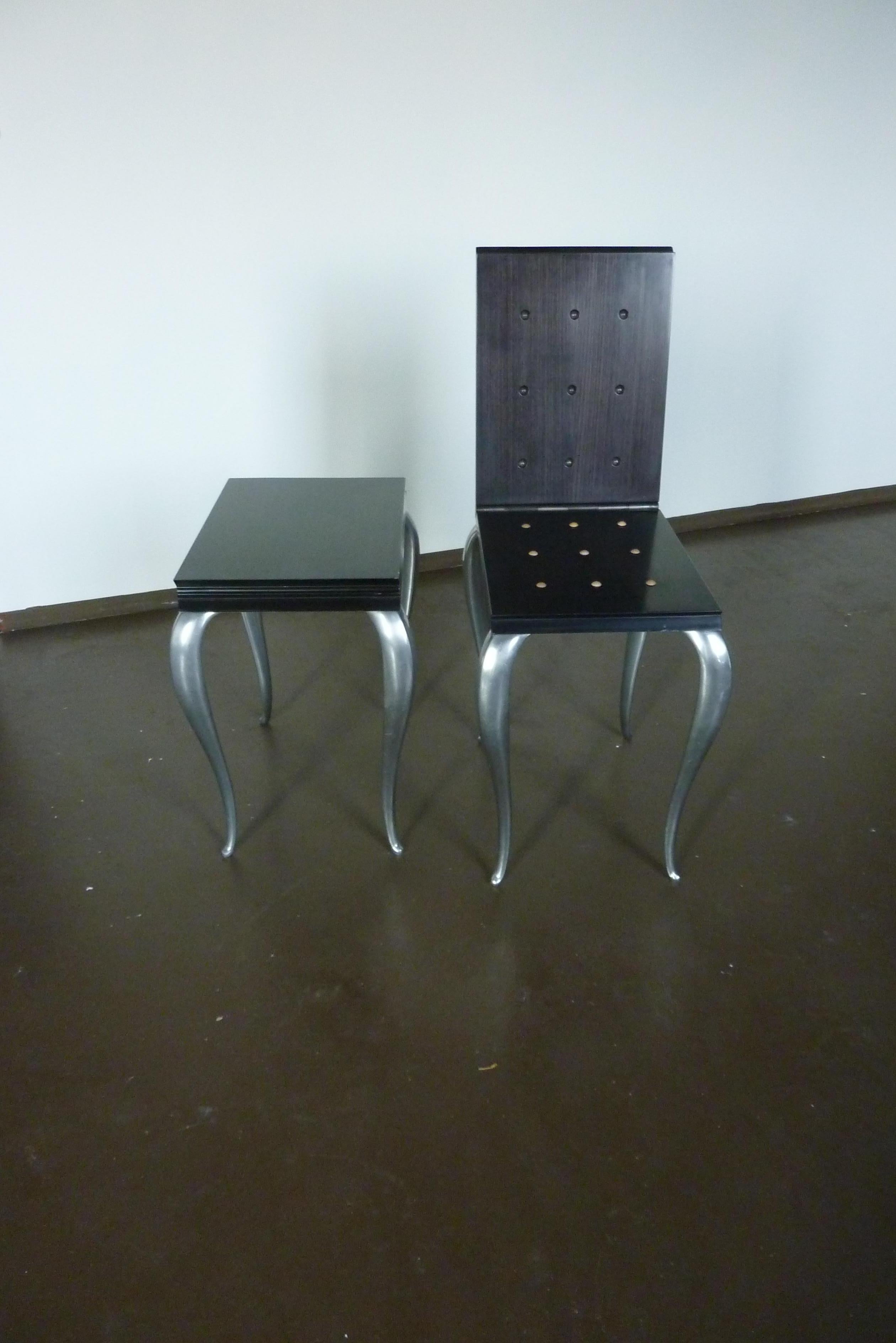 Modern Philippe Starck Lola Mundo Chair/Table 1988, Italy by Driade
