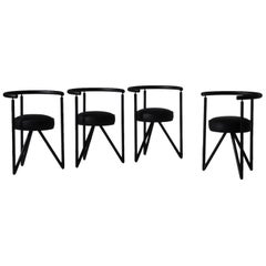 Chaises Miss Dorn de Philippe Starck pour Disform, 1982  - ensemble de quatre