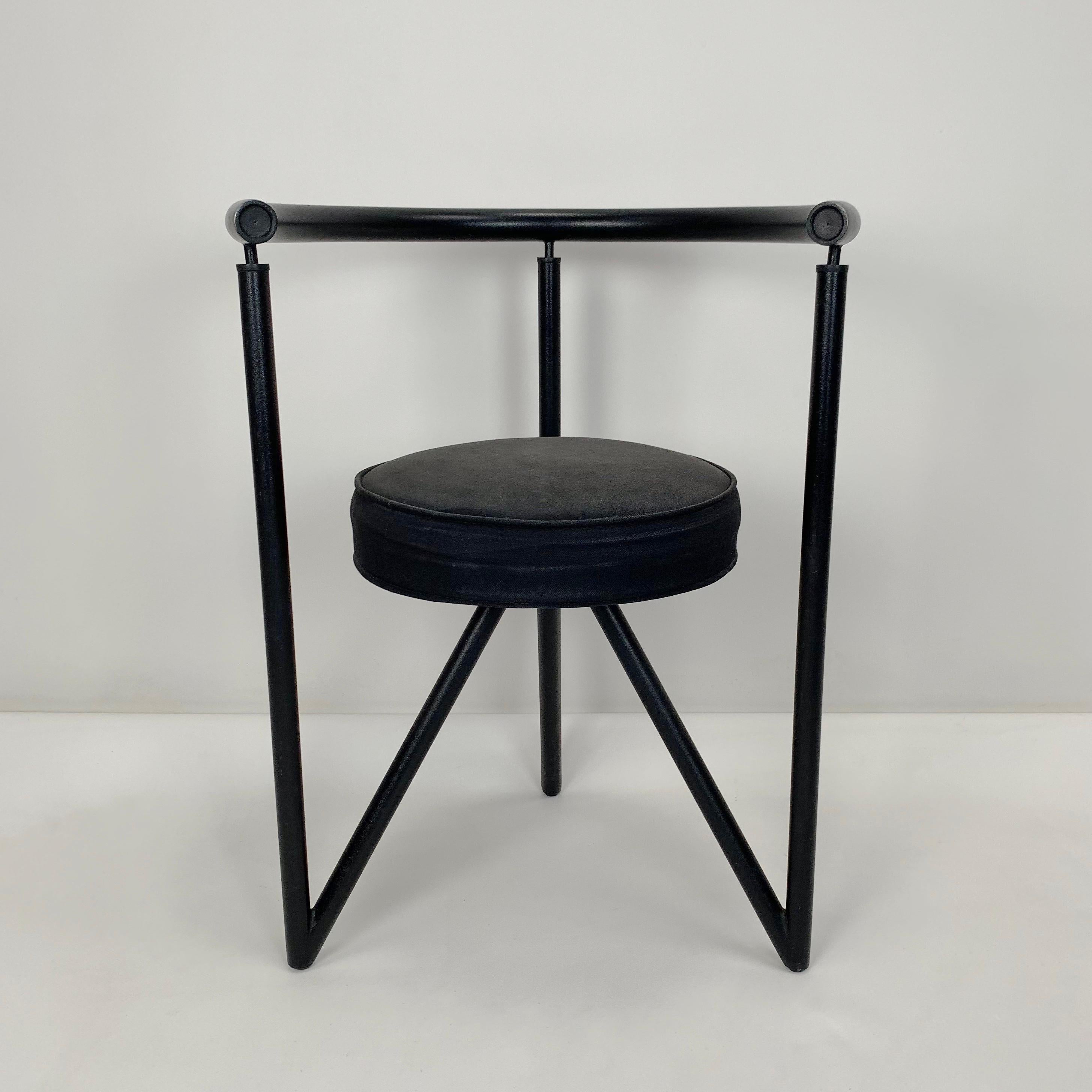 Metal Philippe Starck  Miss Dorn Model Armchair for Disform, c. 1982, France. For Sale