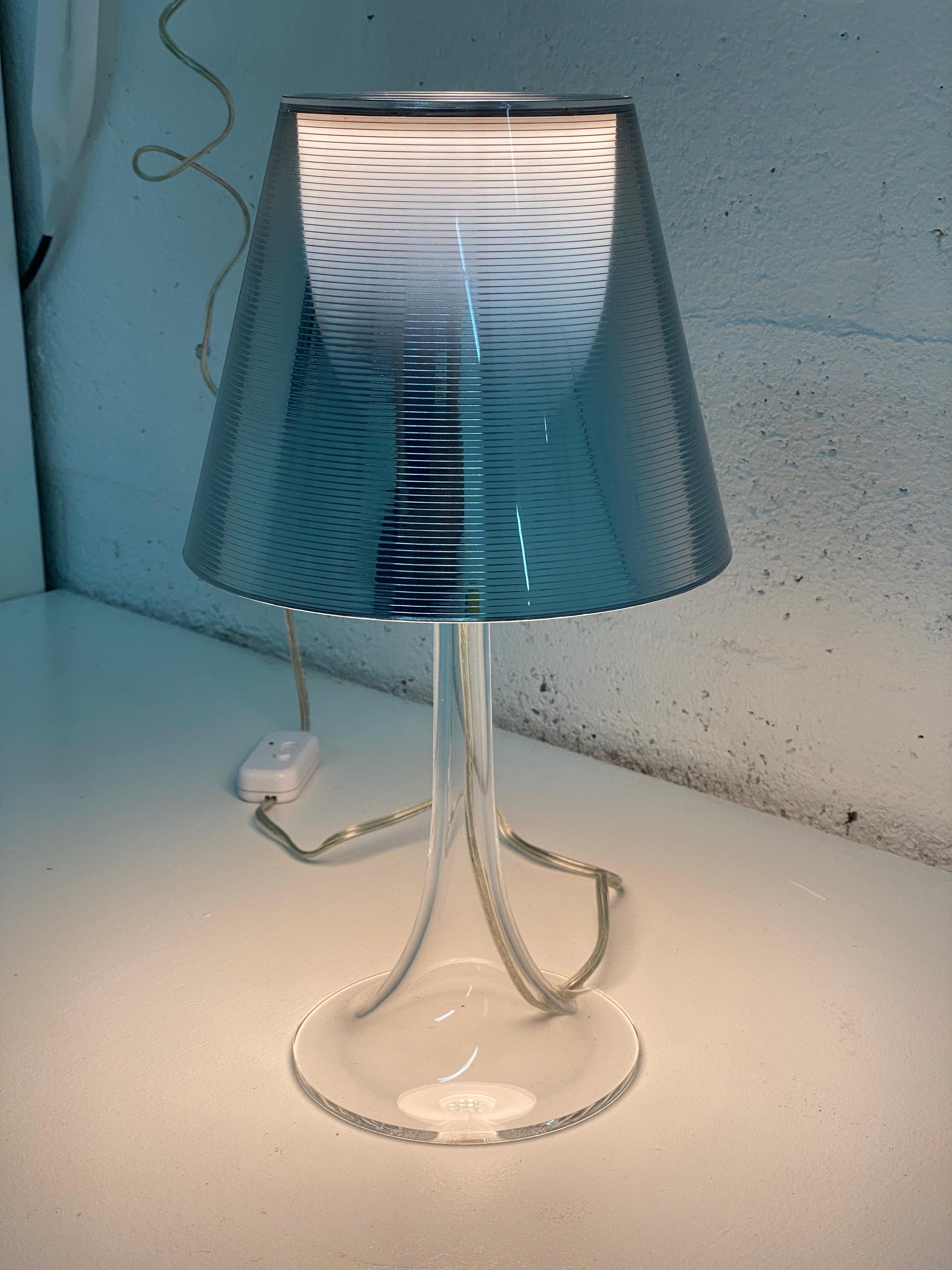 Philippe Starck Miss K Aluminized Silver Table Lamp for Flos 3