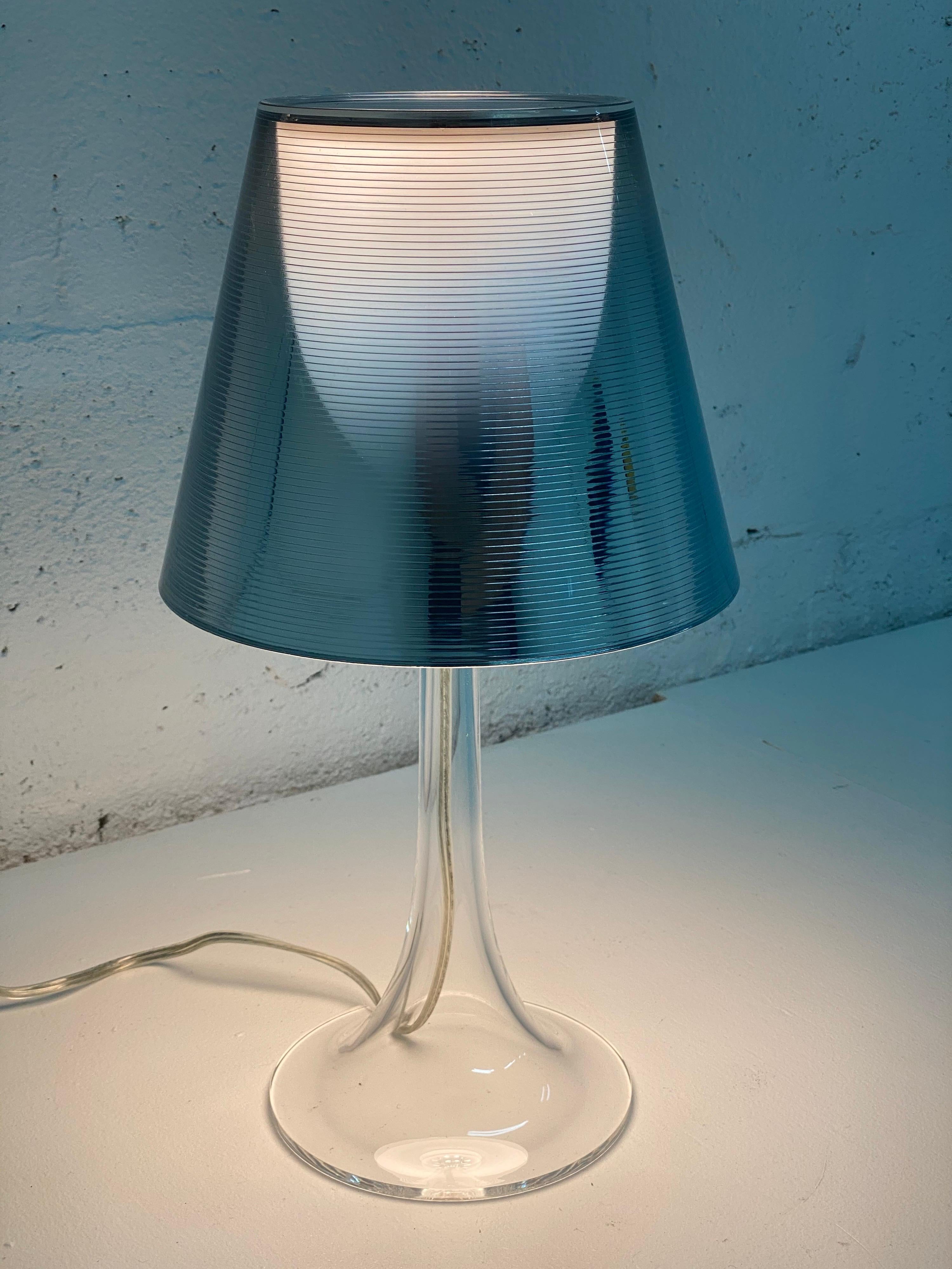 Philippe Starck Miss K Aluminized Silver Table Lamp for Flos 4