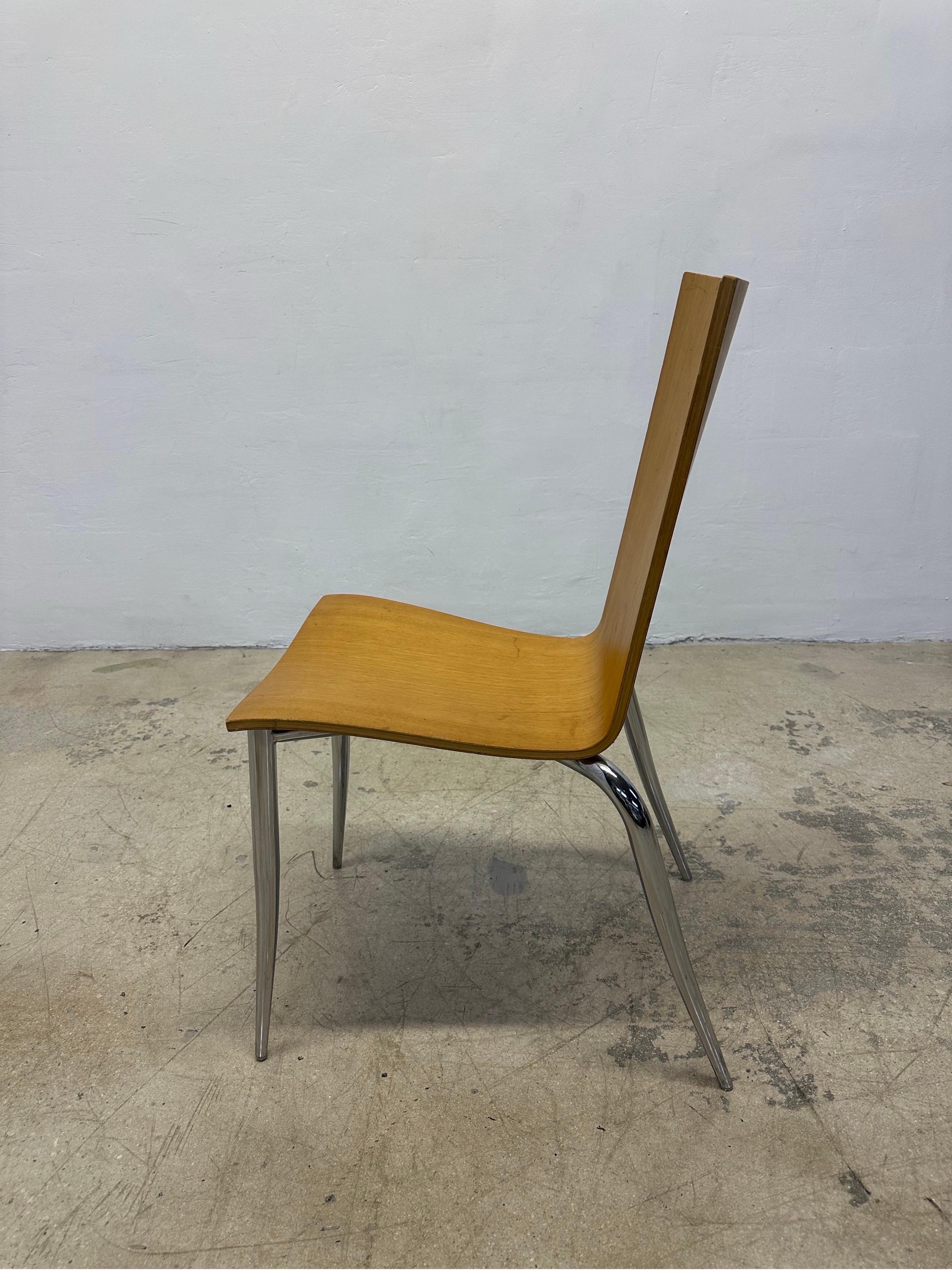 20th Century Philippe Starck Olly Tango Chair for Aleph Ubik, 1980s For Sale