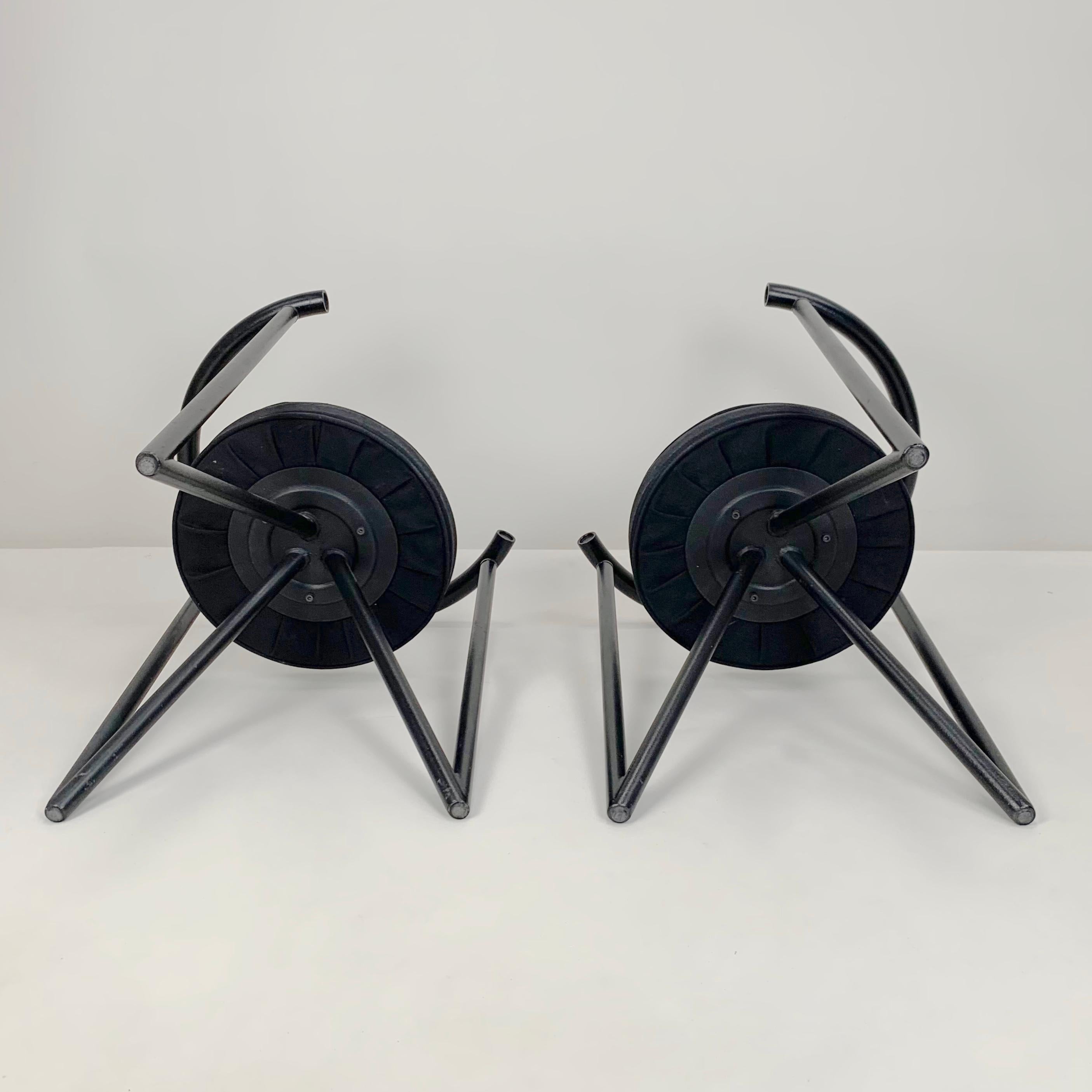 Philippe Starck Pair Of Miss Dorn Model Armchairs for Disform, c. 1982 For Sale 12