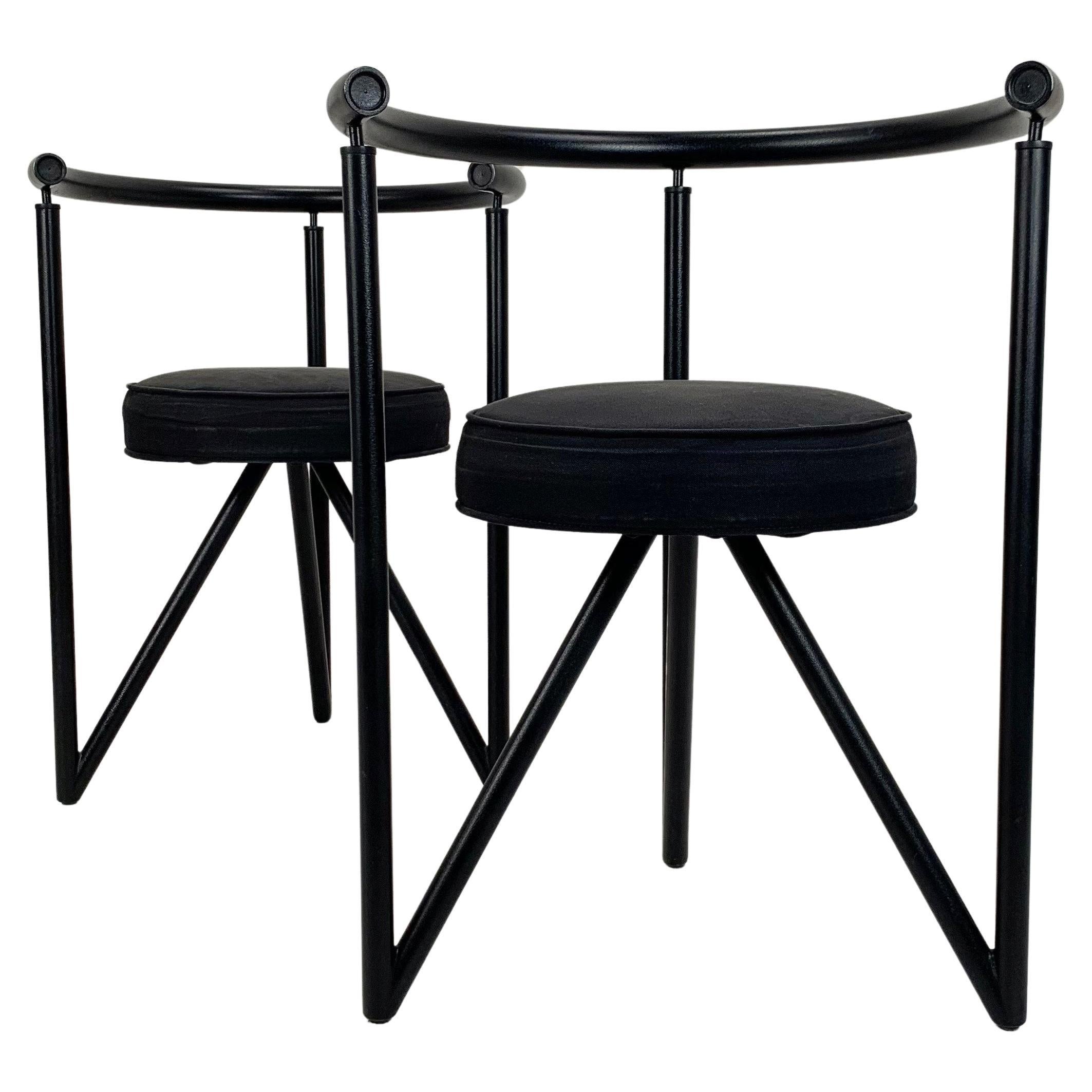 Philippe Starck Paar Miss Dorn Model Sessel für Disform, ca. 1982
