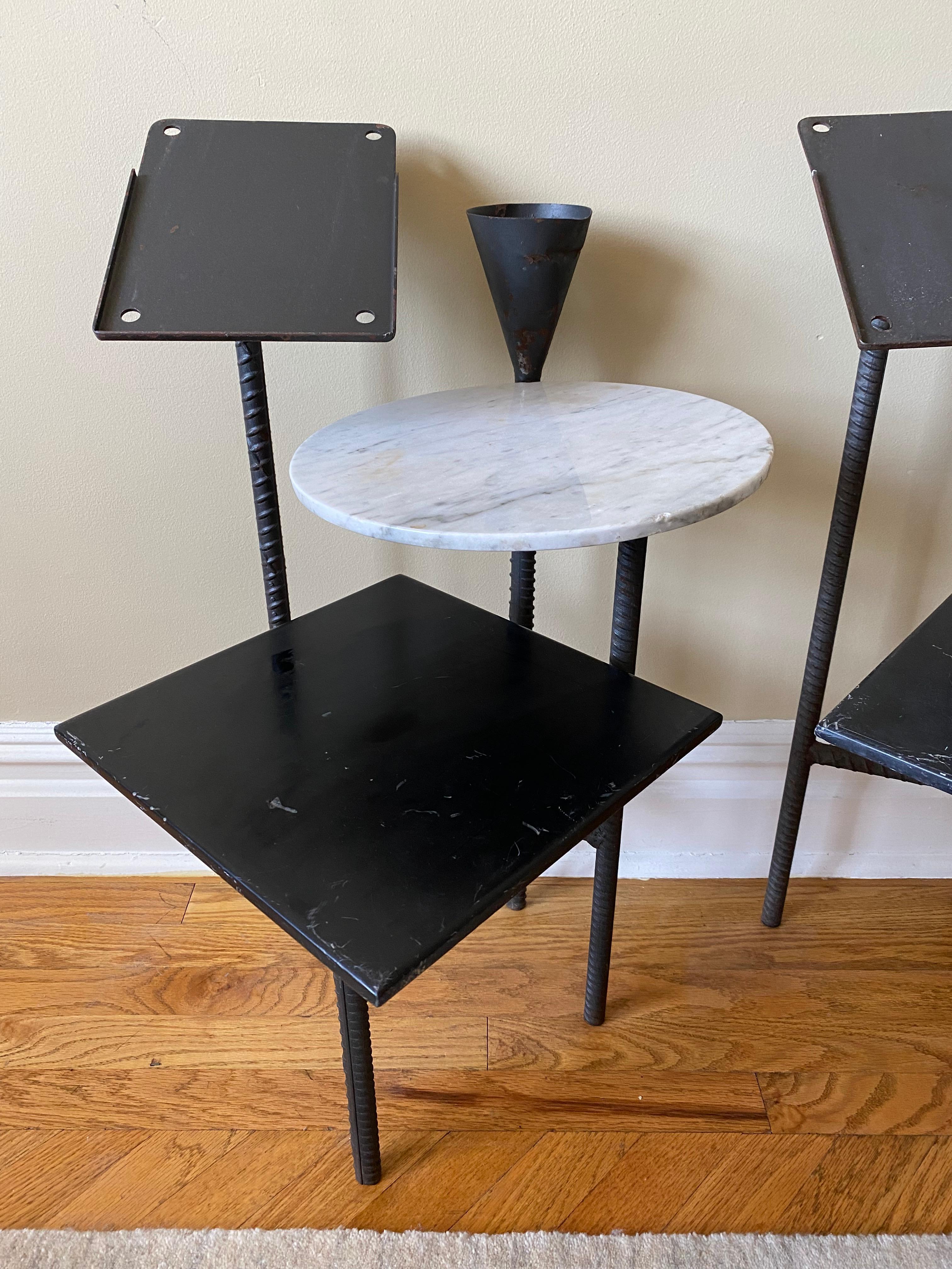Pair of side tables known as the 