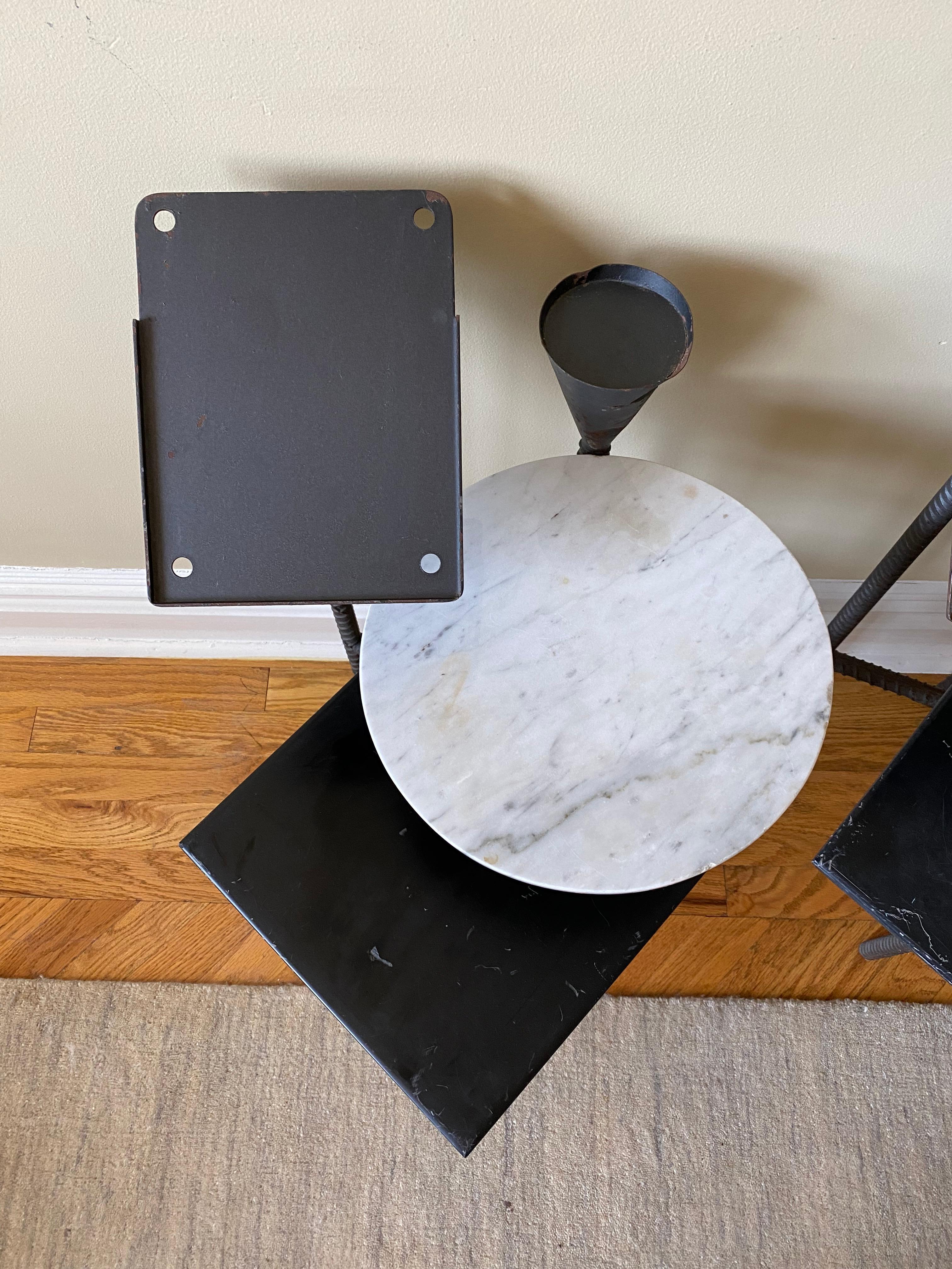 Post-Modern Philippe Starck Paramount Hotel Side Tables, Pair