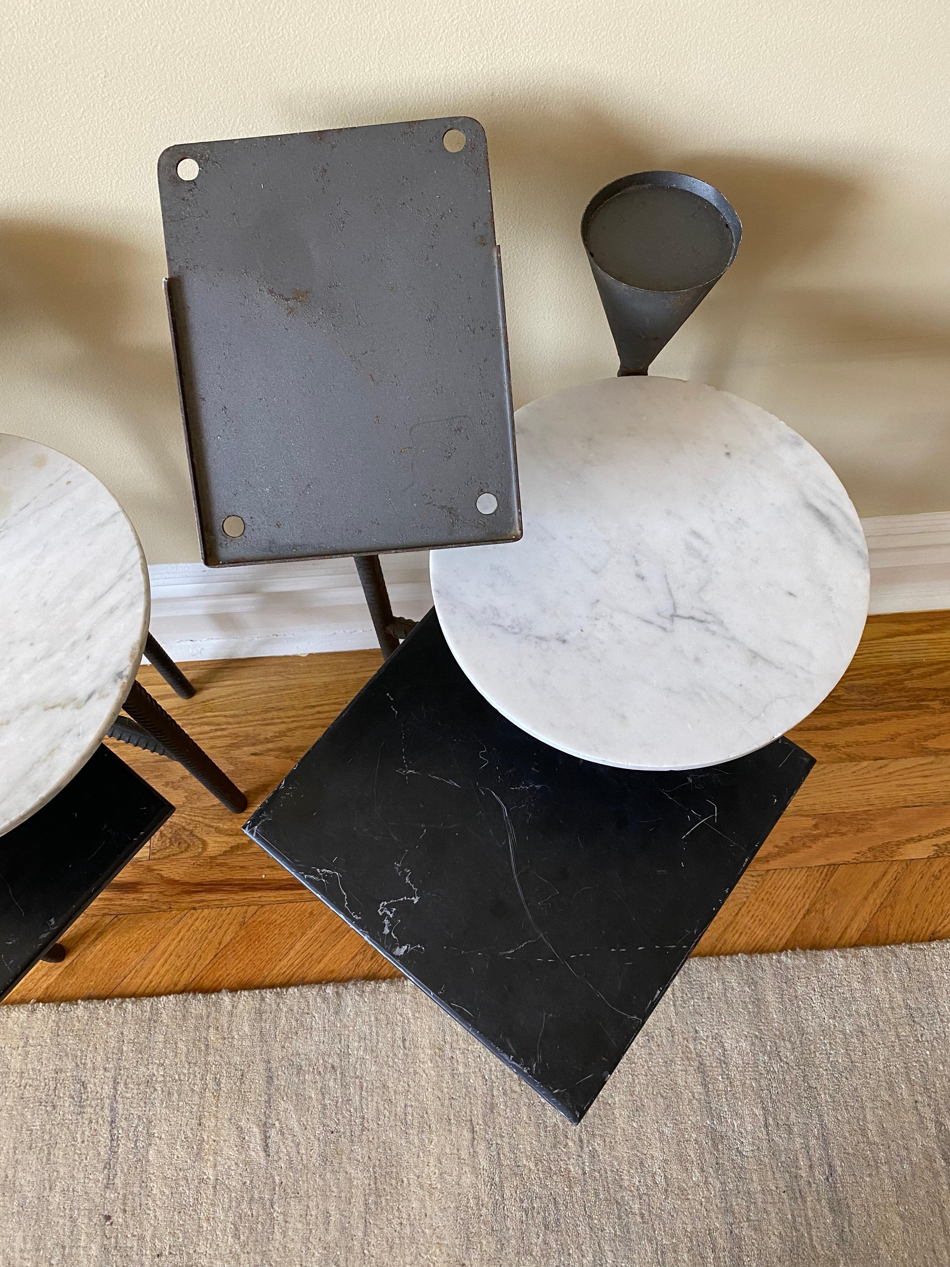 American Philippe Starck Paramount Hotel Side Tables, Pair