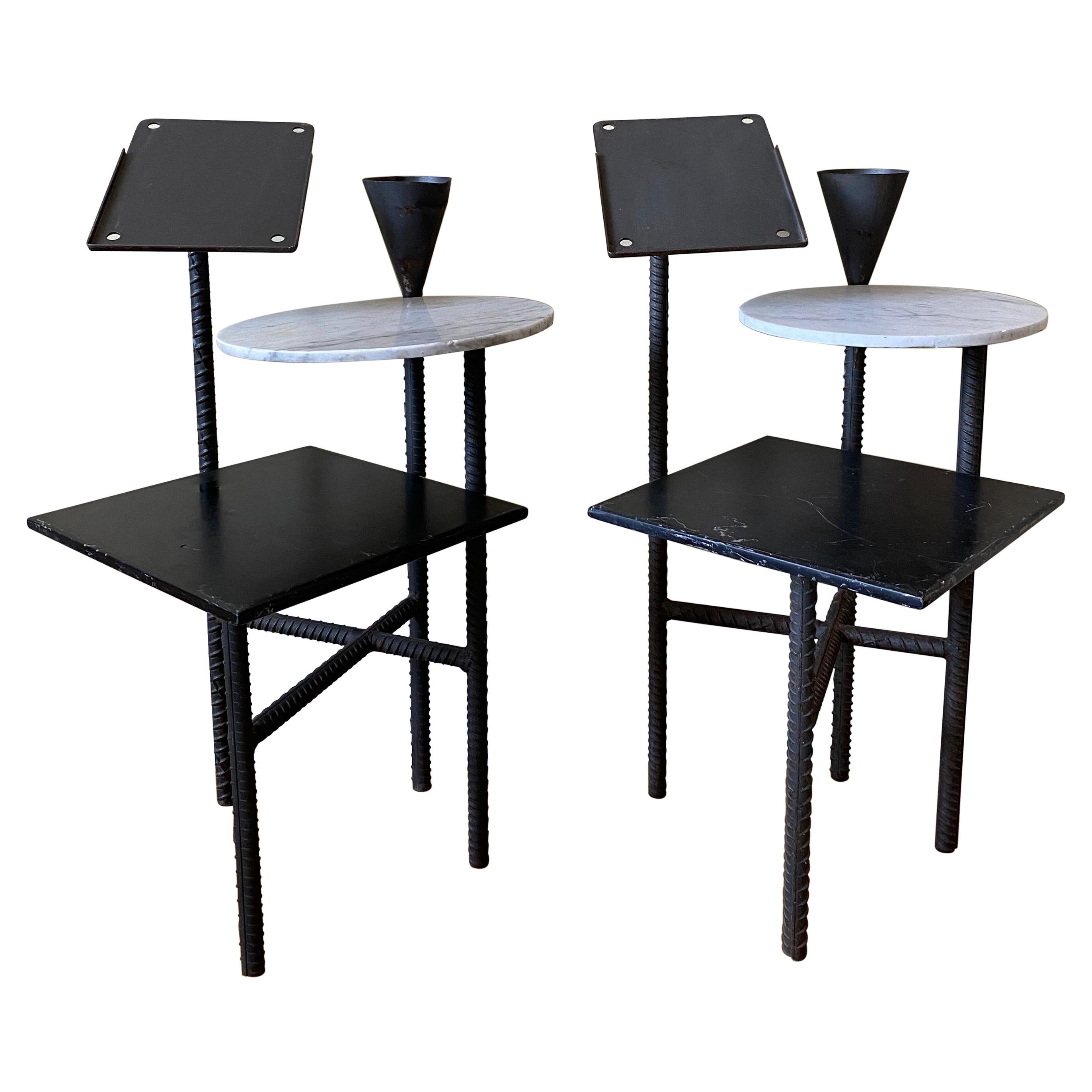 Philippe Starck Paramount Hotel Side Tables, Pair