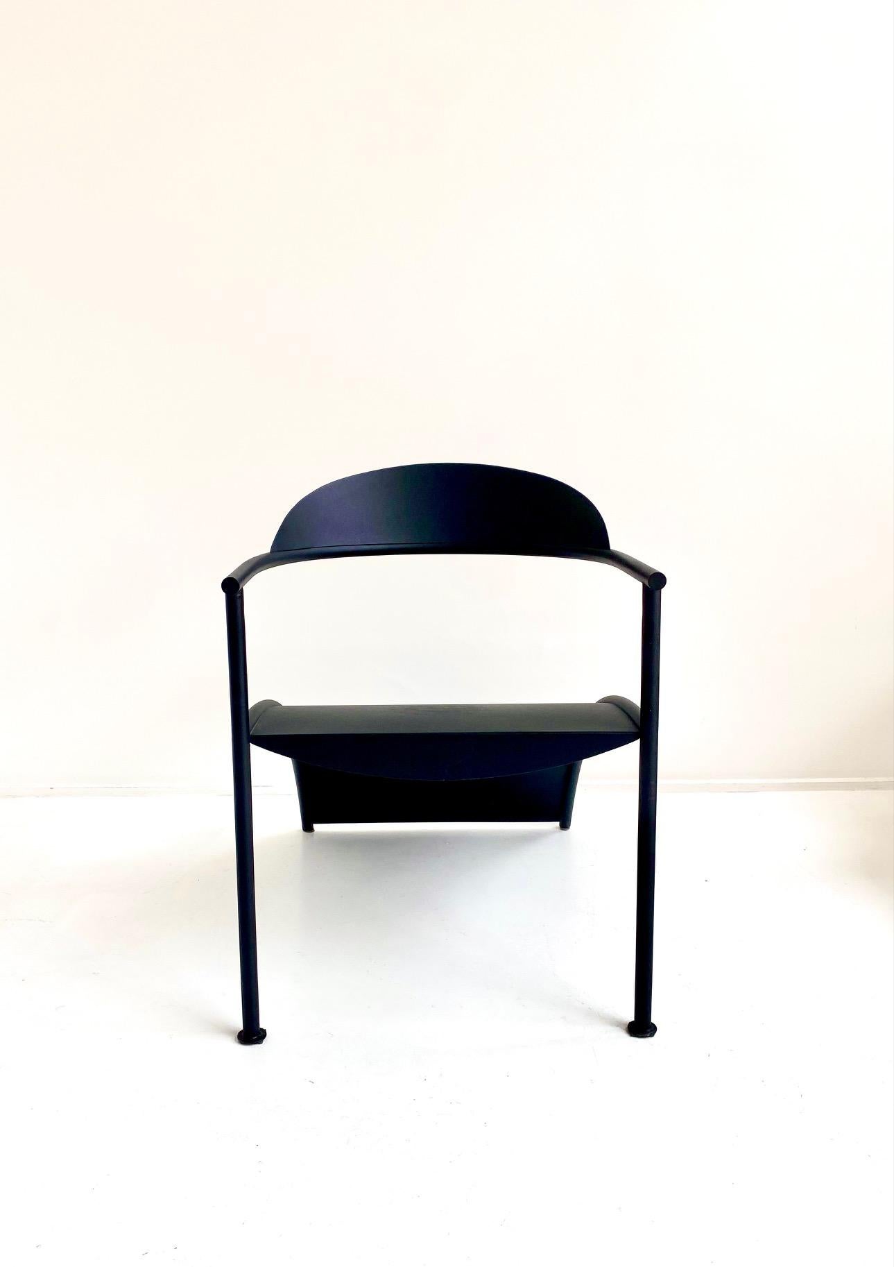 Metal Philippe Starck, Pat Conley II chair, XO, 1986
