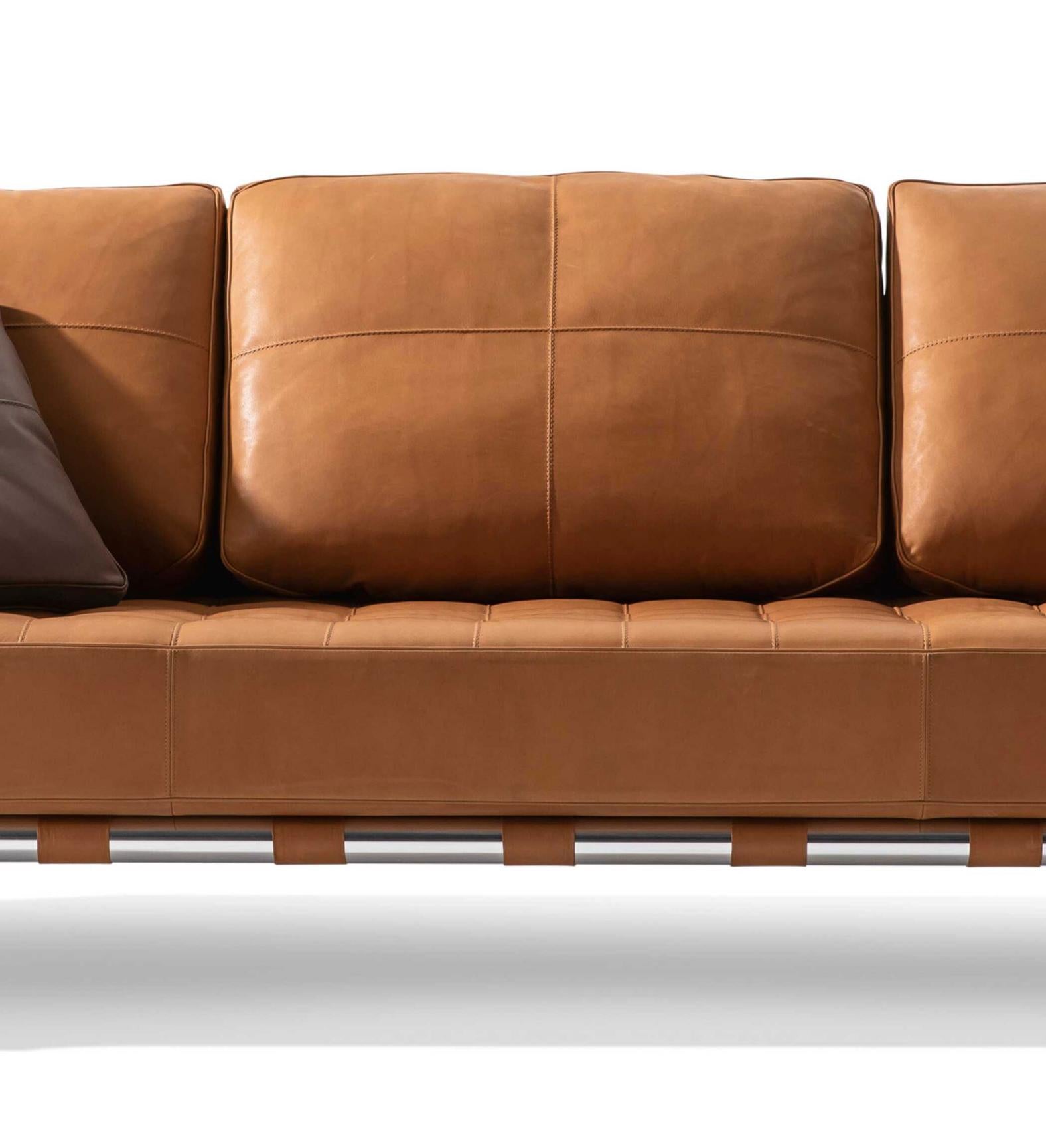 Leather Philippe Starck Privé Sofa For Cassina For Sale