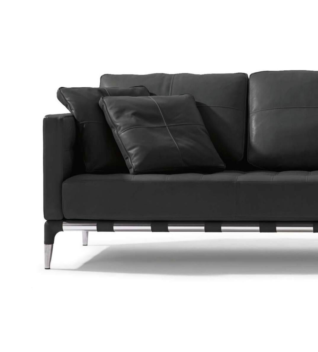Leather Philippe Starck Privé Sofa For Cassina For Sale