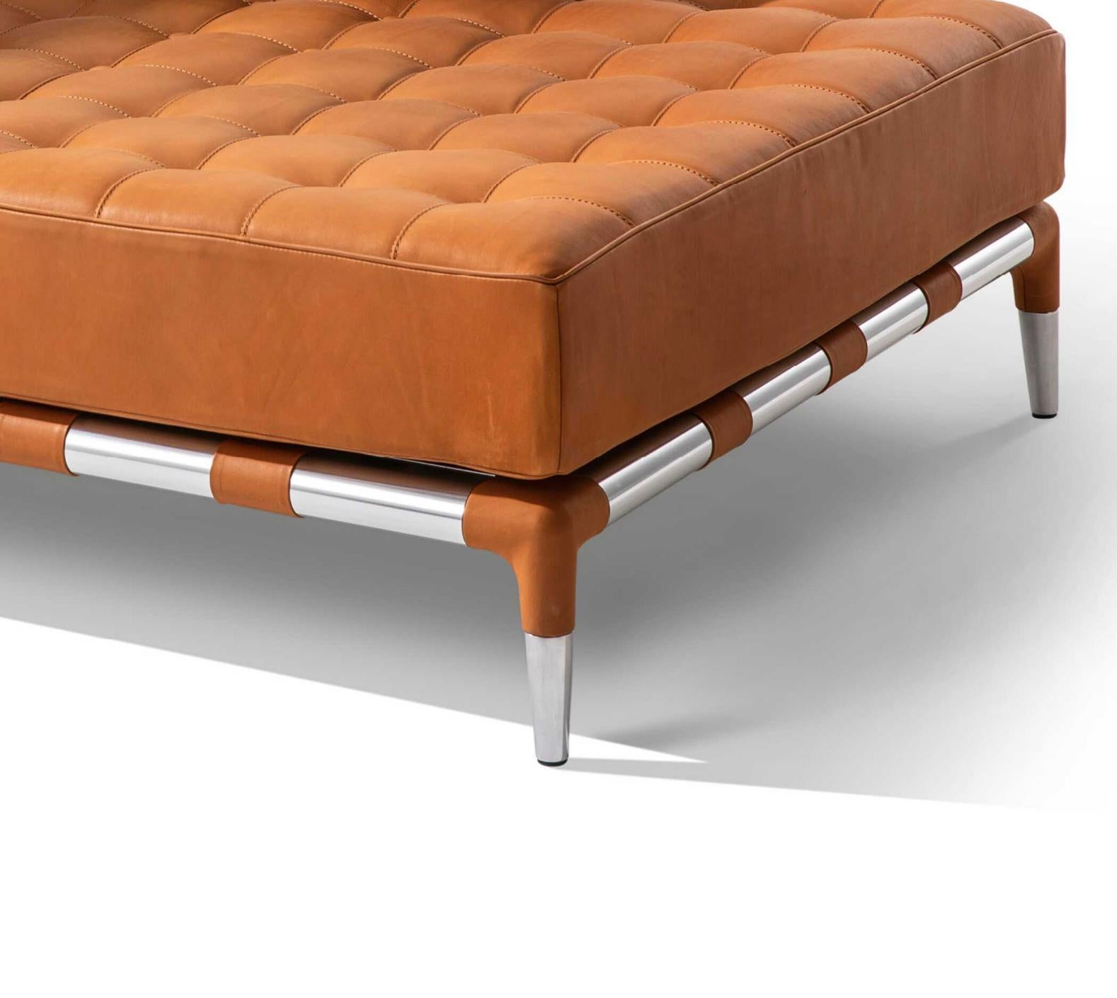 Leather Philippe Starck Privé Sofa For Cassina For Sale
