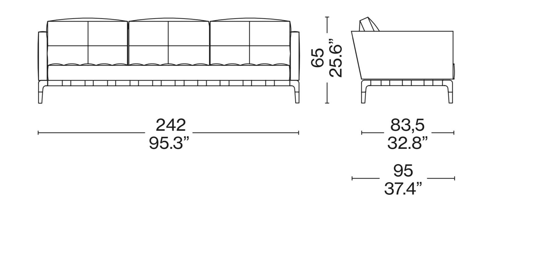 Philippe Starck Privé Sofa For Cassina For Sale 2