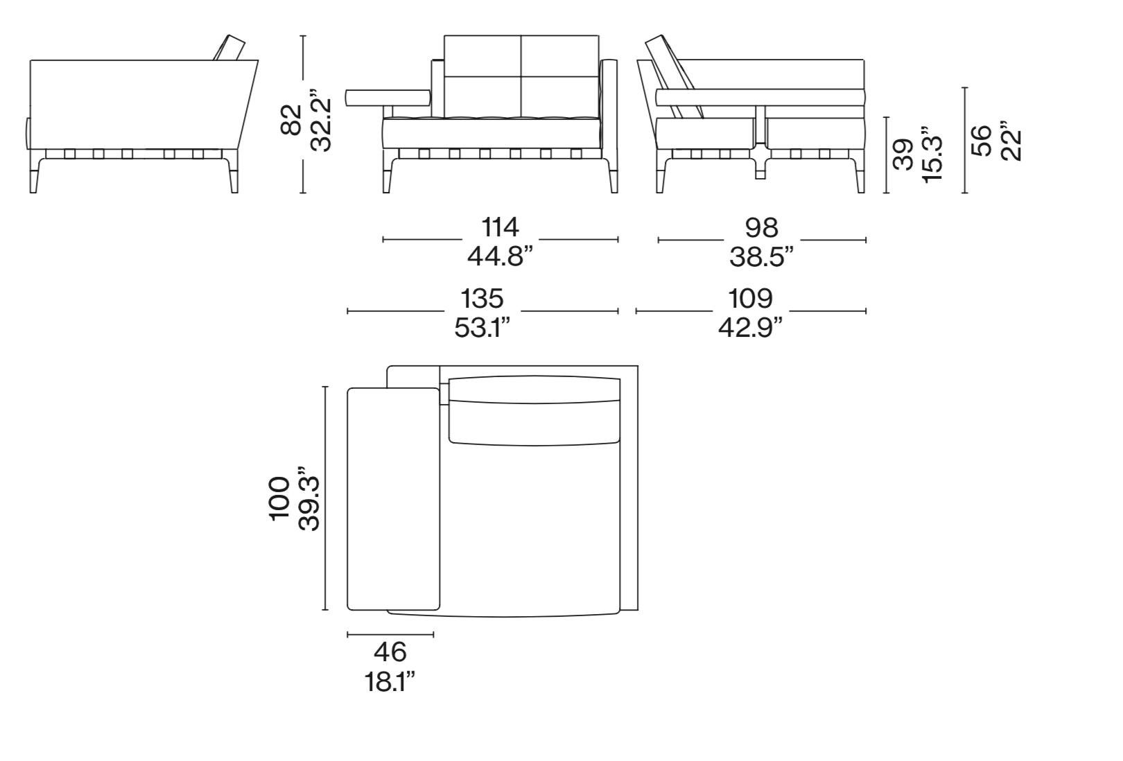 Philippe Starck Privé Sofa For Cassina For Sale 2