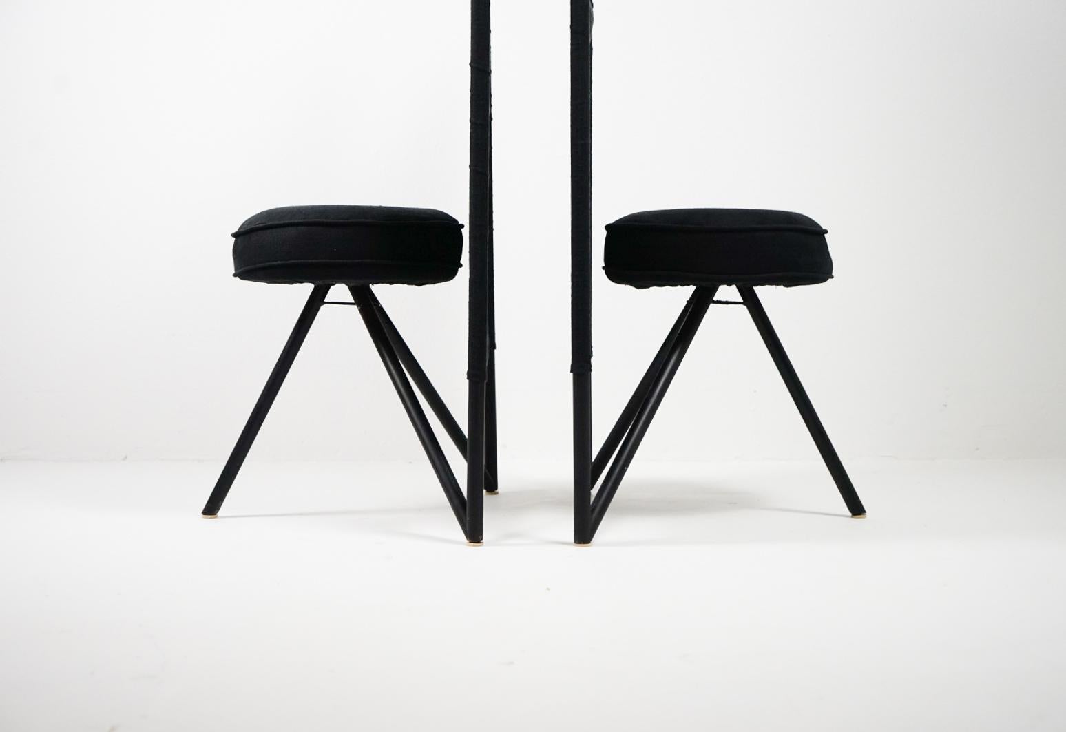 Philippe Starck Rare Miss Wirt Chairs 1982 Post Modern 3