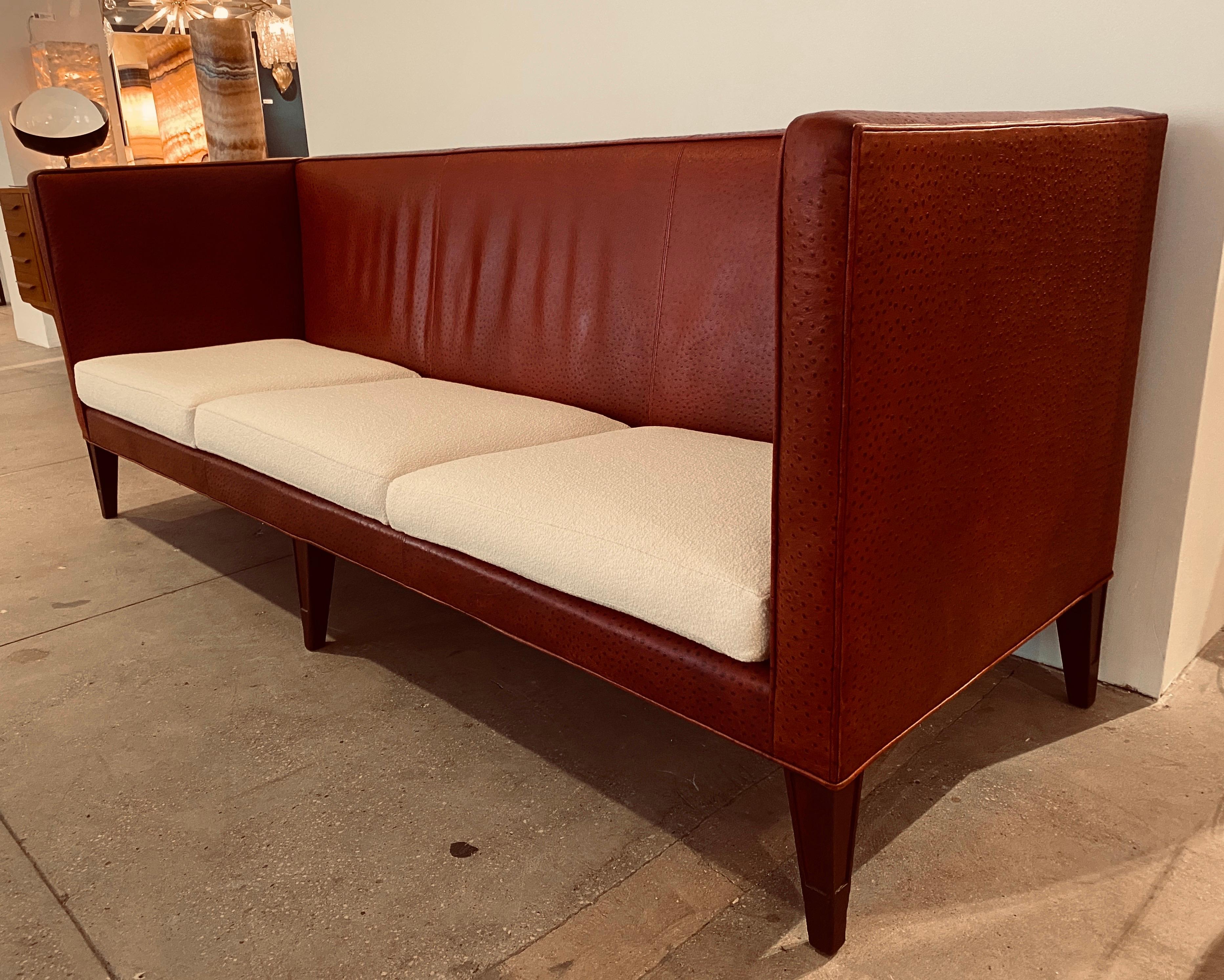 Philippe Starck Redwood Room Clift Hotel Leather Sofa 9