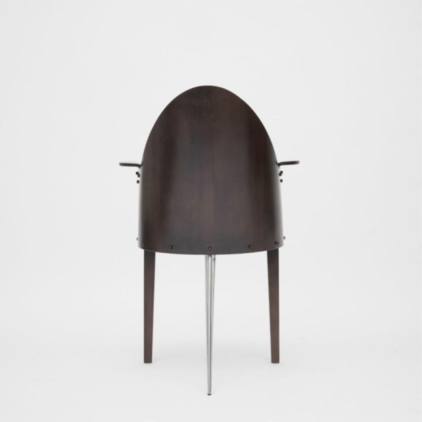 Philippe Starck Royalton 3-Leg Chair, designed in Italy in 1988. It is a notable piece edited by Driade and signed 