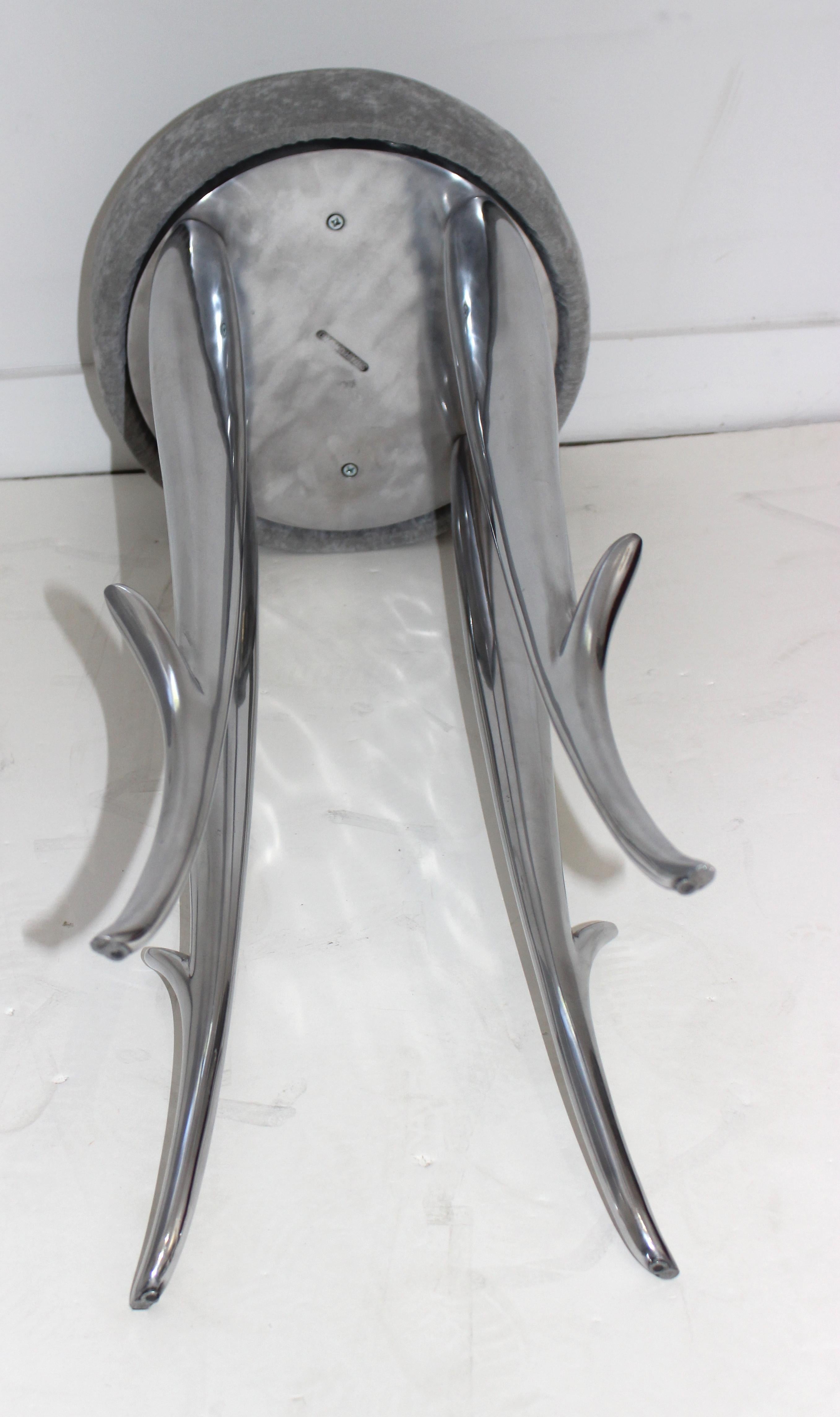 Aluminum Philippe Starck Royalton Bar Stools, Set of 4