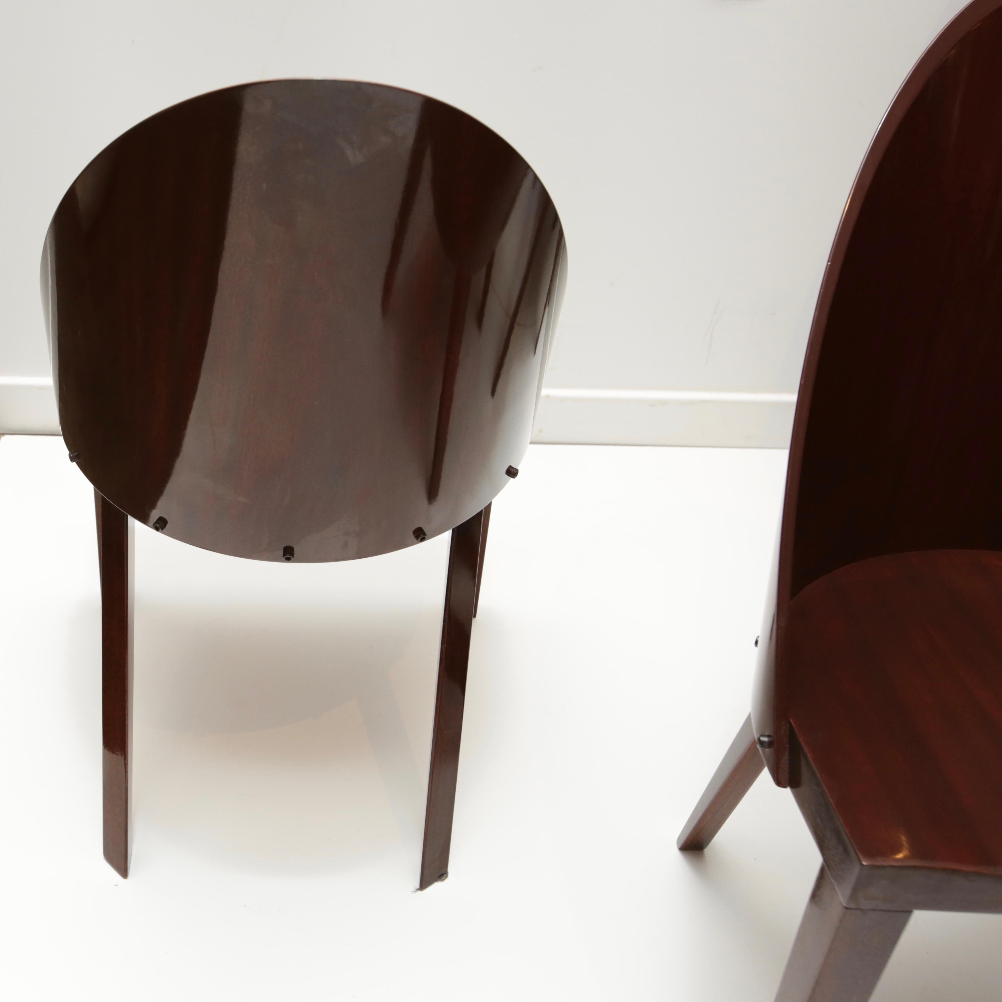 Philippe Starck Royalton Dining Chairs In Good Condition In New London, CT